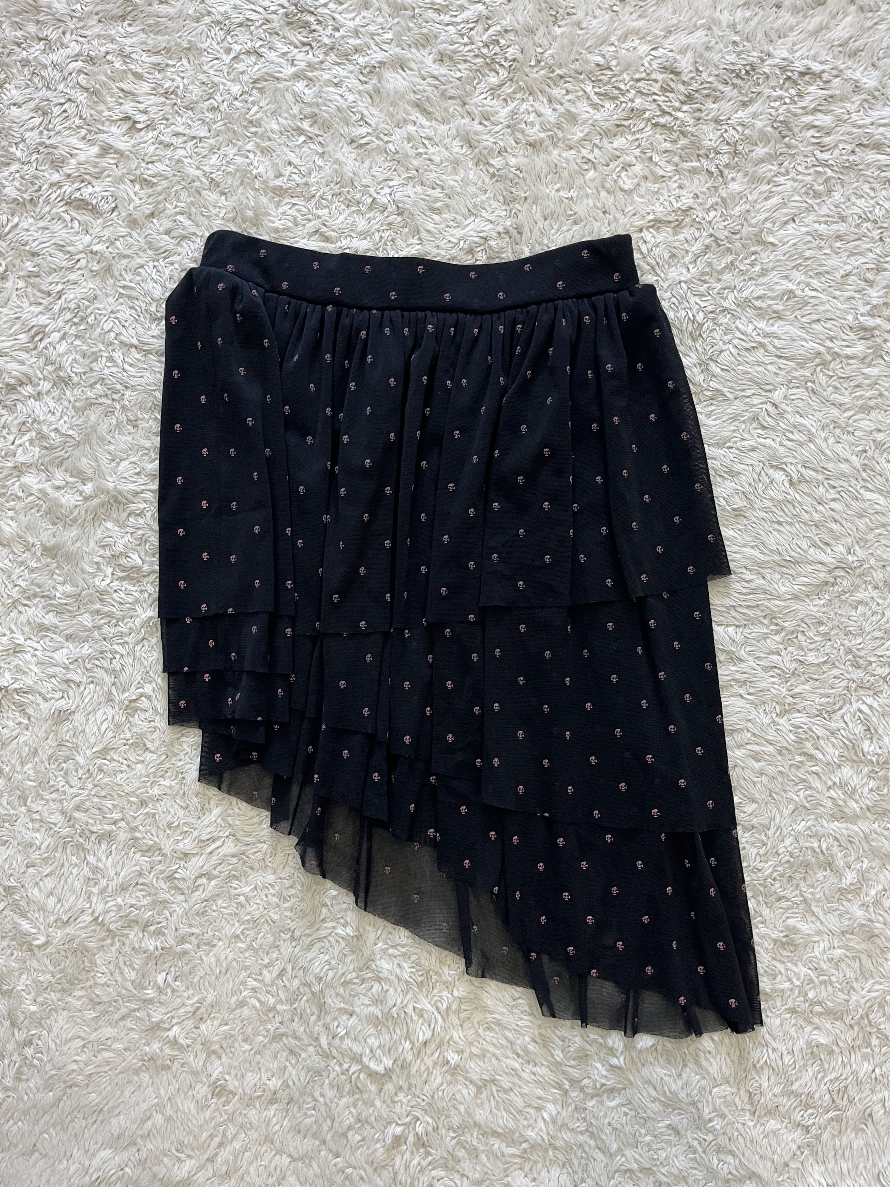 Hysteric Glamour hysteric glamour asymmetrical skull mini mesh layered skirt Size 28" / US 6 / IT 42 - 9 Thumbnail
