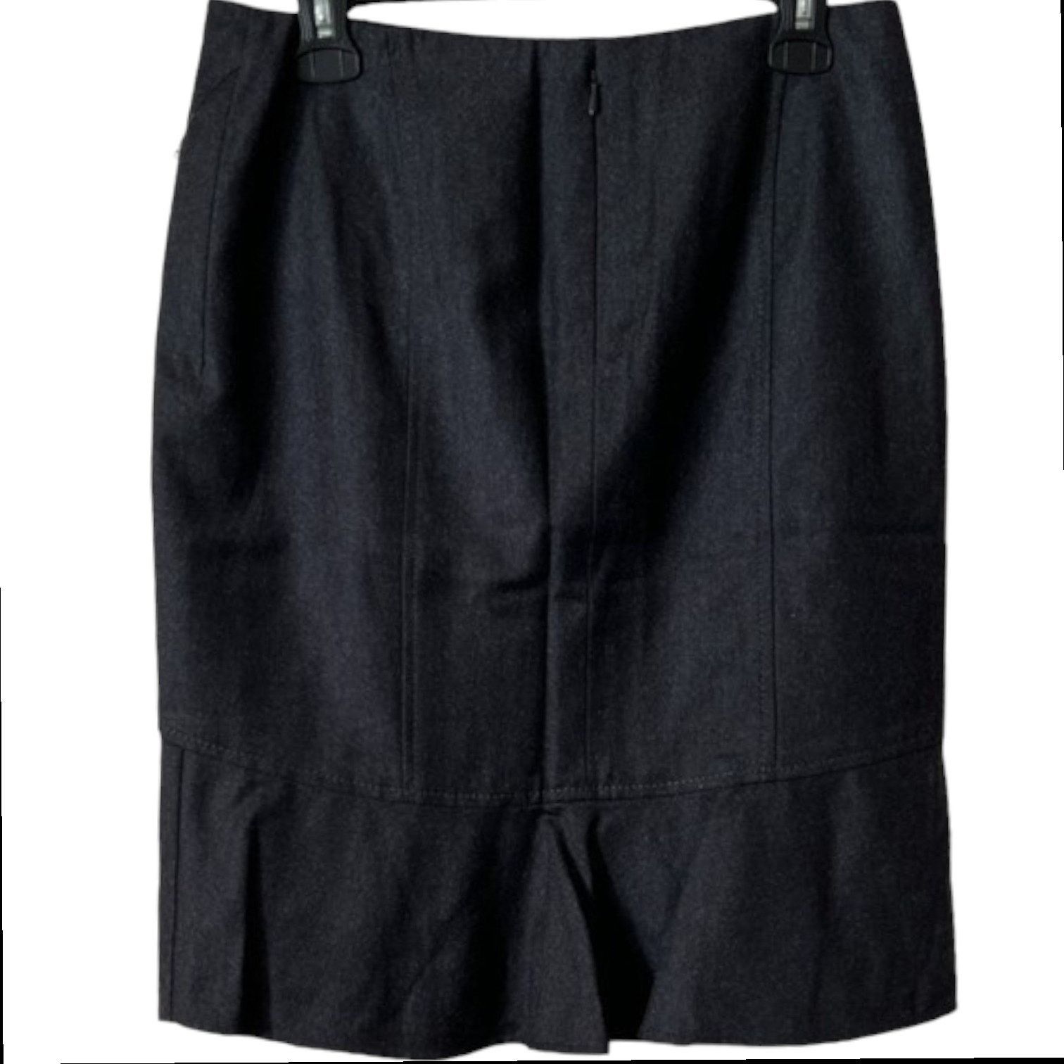 Valentino VALENTINO Grey Wool Knee-Length Skirt, US8/IT44 Size 30" / US 8 / IT 44 - 4 Thumbnail