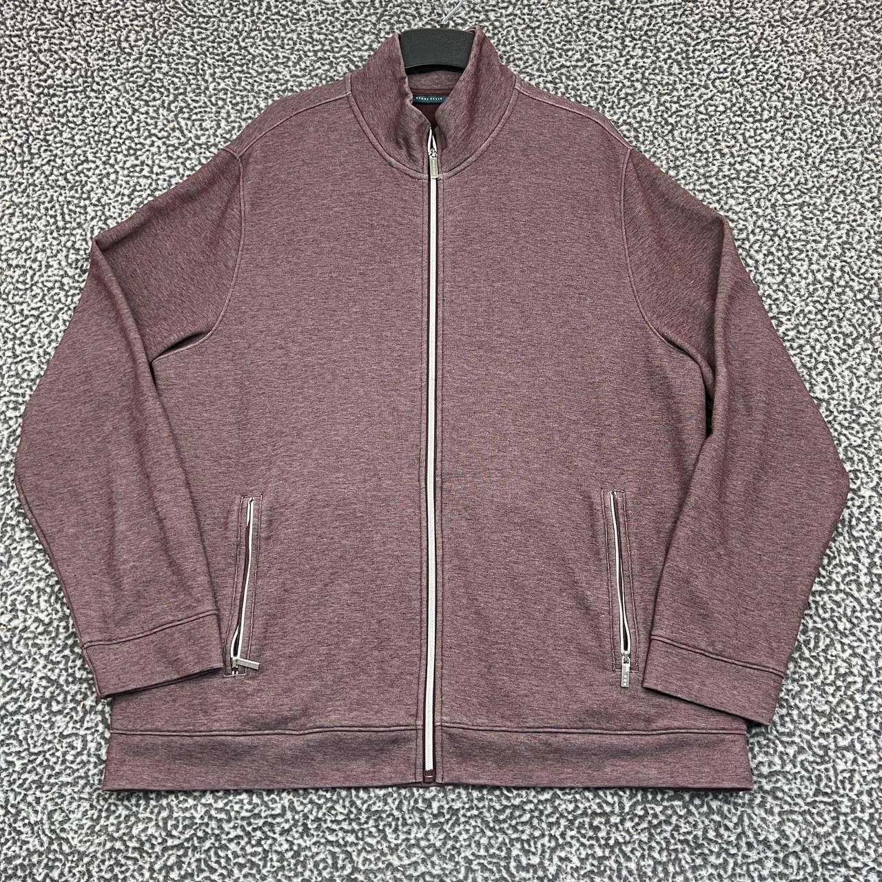 Perry Ellis Perry Ellis Sweatshirt Men Full Zip Mock Neck Pocket 2XL Size US XXL / EU 58 / 5 - 1 Thumbnail