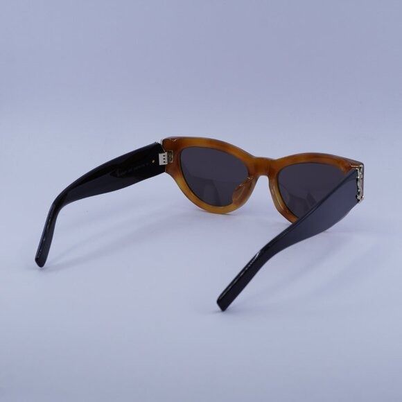 Saint Laurent Paris Saint Laurent SL M94/F 004 Sunglasses Havana/Black Cat Eye Size ONE SIZE - 10 Thumbnail