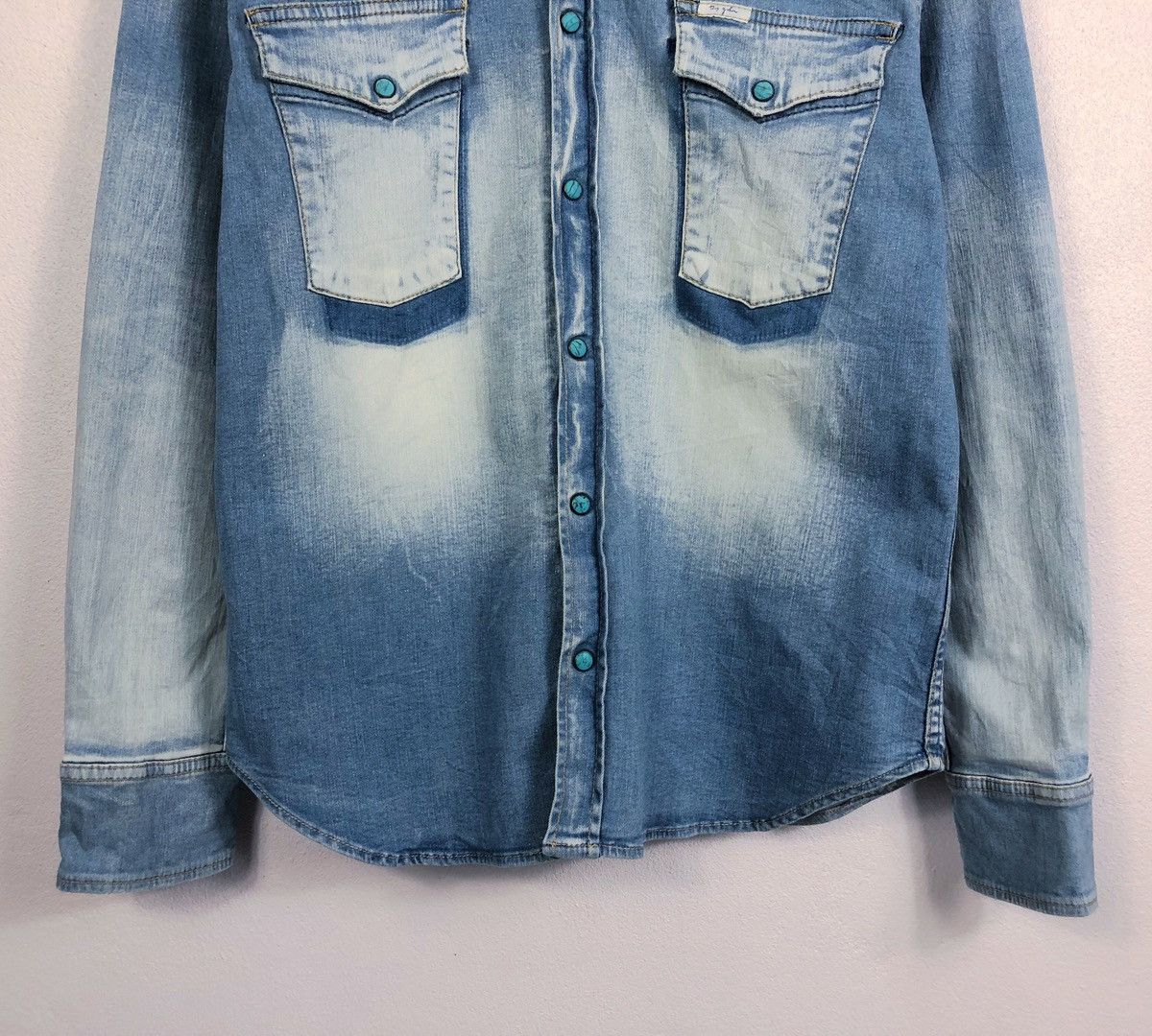 Big John Rare Big John Kurashiki Japan Western Jeans Denim Shirt Size US M / EU 48-50 / 2 - 5 Thumbnail