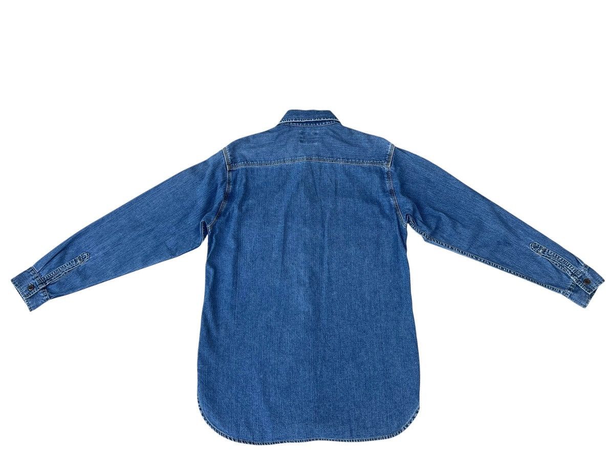 Levi's Vintage 1998 Levi’s Fade Blue Denim Work Shirt Size US M / EU 48-50 / 2 - 11 Thumbnail