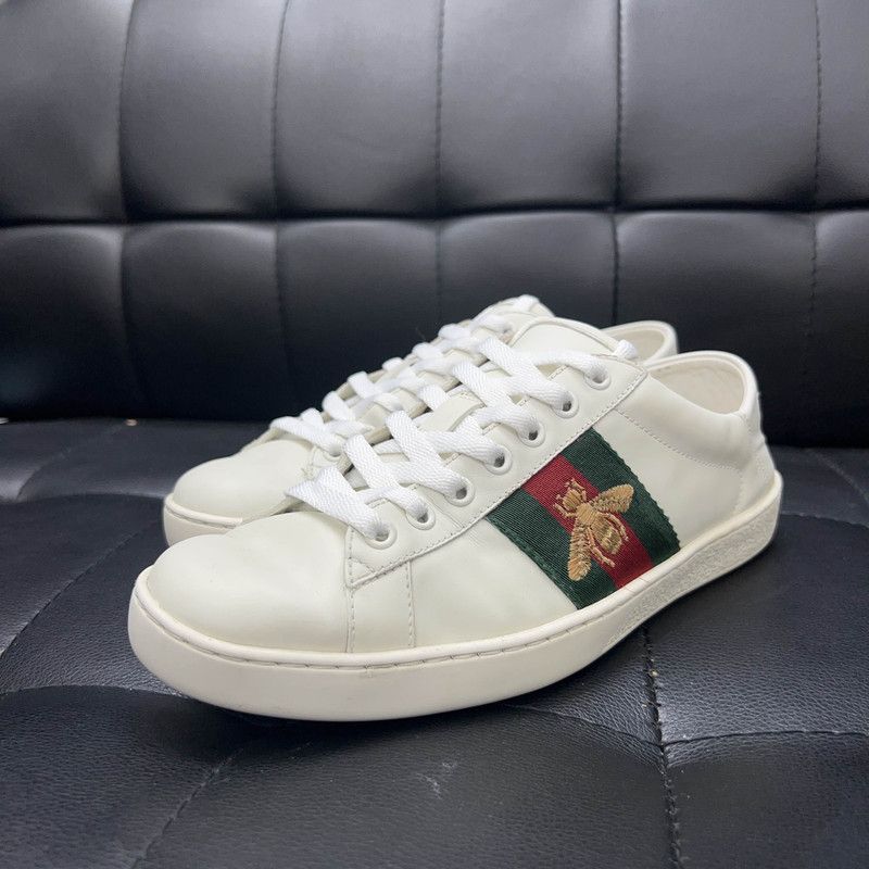 Gucci Ace White Low-Top Sneakers for Men 0079