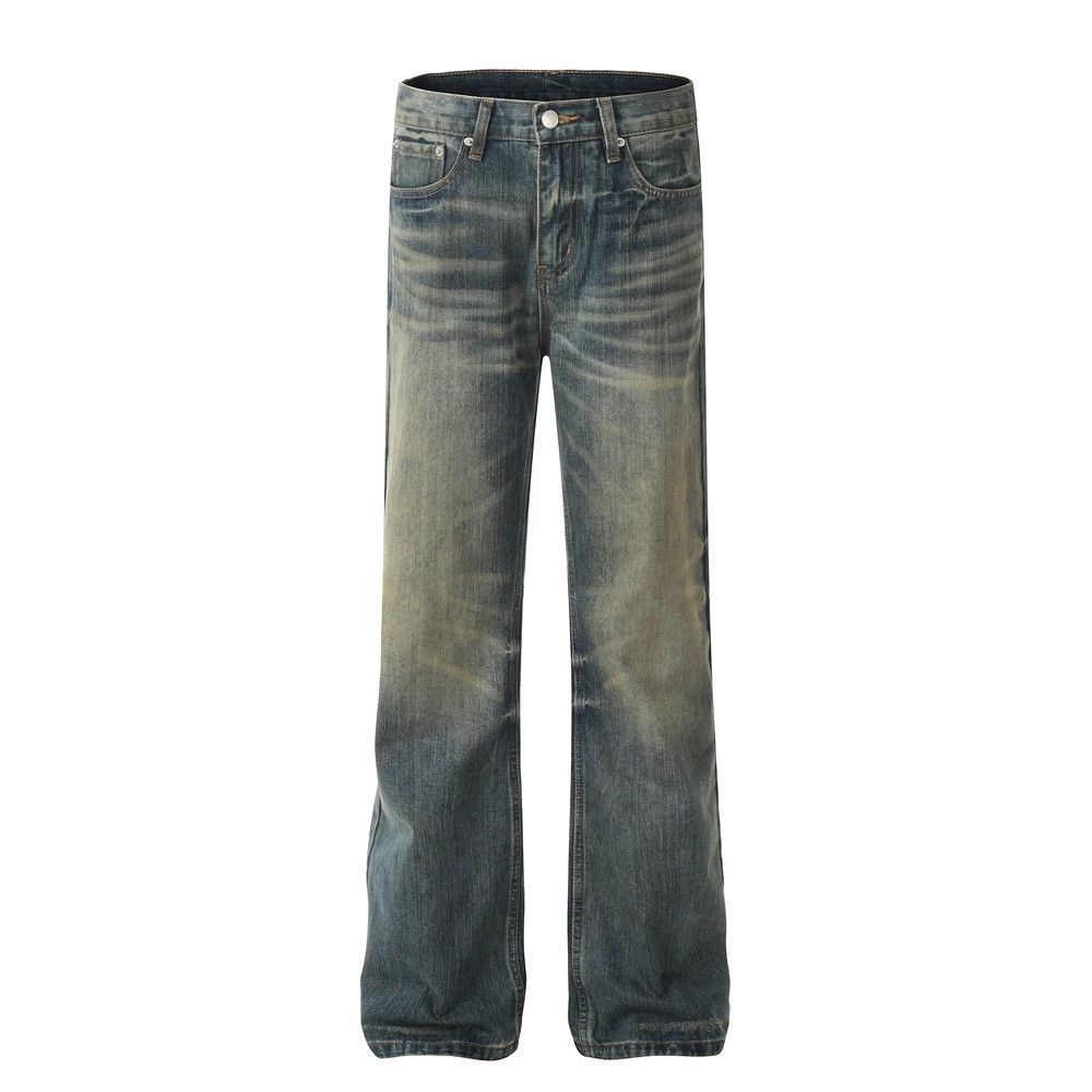 Vintage Men's American retro loose punk washed distressed jeans Size US 32 / EU 48 - 1 Thumbnail