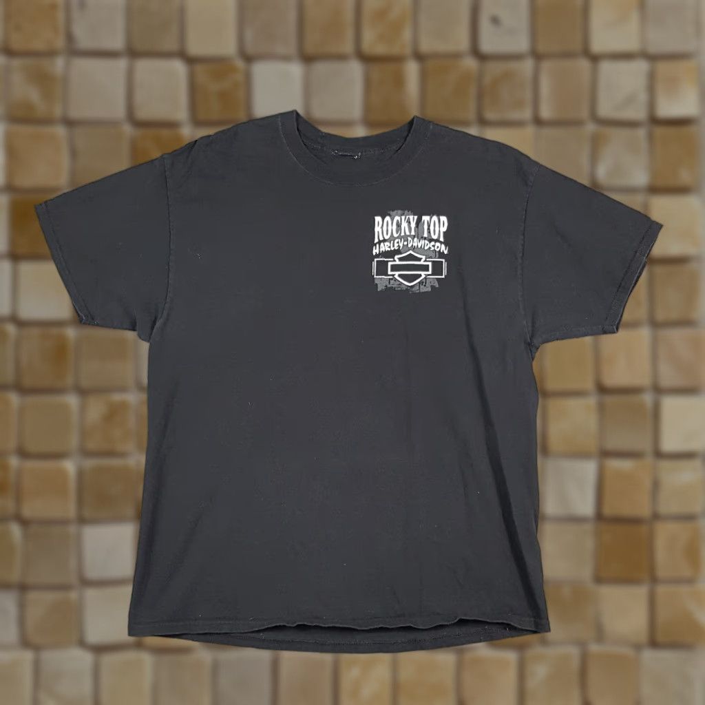 Harley Davidson VINTAGE Harley-Davidson Skull Logo Biker T-Shirt Men Large Black Retro Y2K Motorcycle Outdoor Short Sleeve Crew Neck Cotton Size US L / EU 52-54 / 3 - 1 Thumbnail