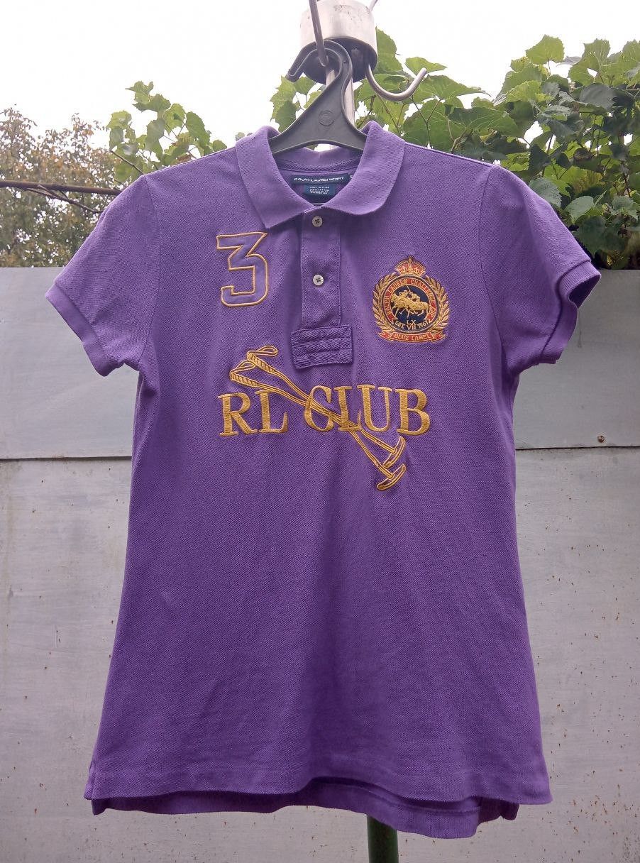 Polo Ralph Lauren Polo Lauren Sport women vintage polo RL Club Blue Label Size S / US 4 / IT 40 - 1 Thumbnail
