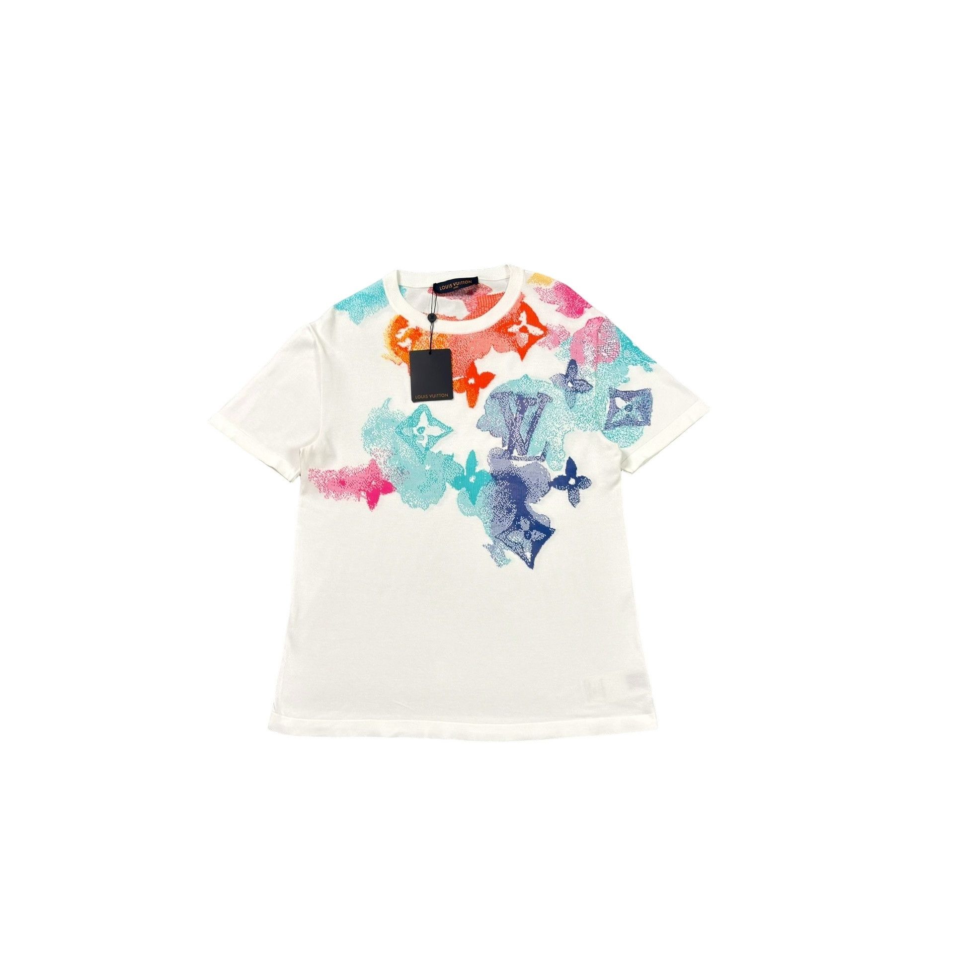 Louis Vuitton Louis Vuitton Multi-Color Watercolor T-Shirt Size M Size US M / EU 48-50 / 2 - 1 Thumbnail