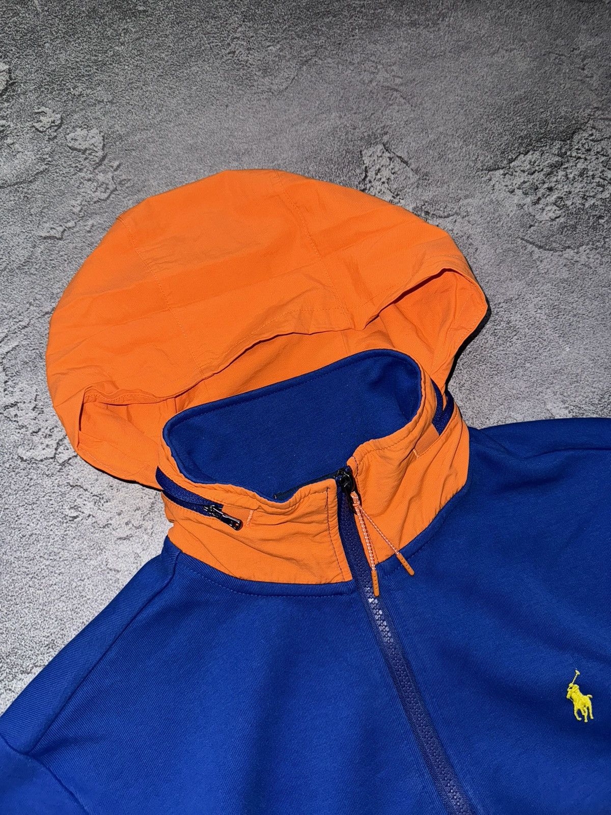 Polo Ralph Lauren × Vintage Polo Ralph Lauren hybrid 1/4 zip sweatshirt hoodie pullover Size US S / EU 44-46 / 1 - 20 Thumbnail