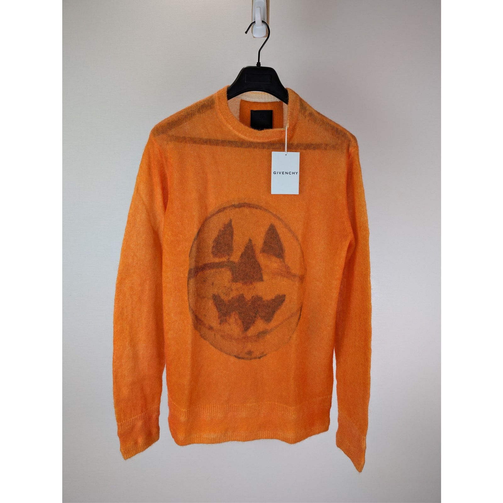 Givenchy o1rshd1 Ceramics Print Crewneck Sweater in Orange Size US XL / EU 56 / 4 - 1 Thumbnail