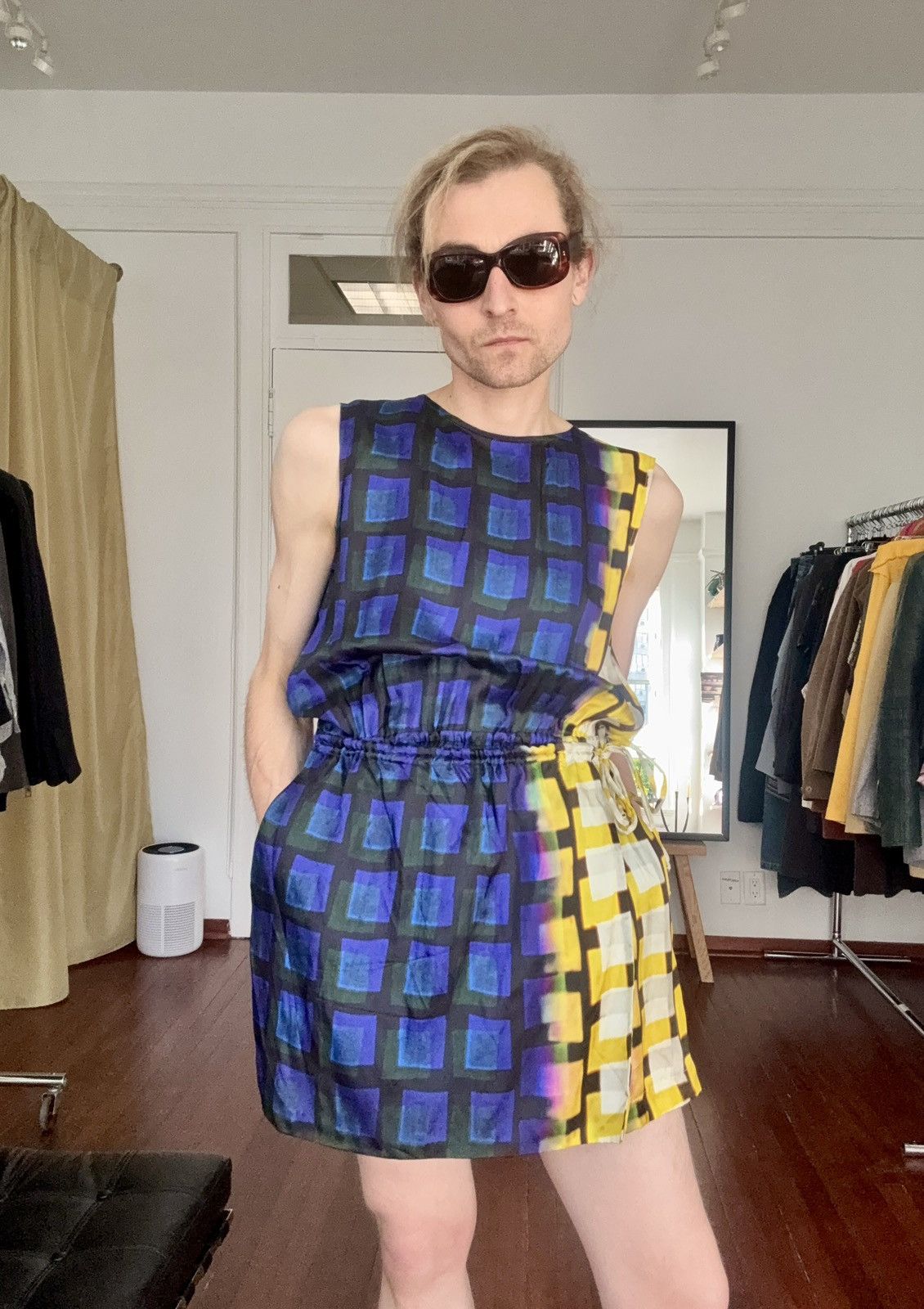 Dries Van Noten Dries Van Noten SS21 Len Lye Printed Romper w/ Apron Skirt Size 26" / US 2 / IT 38 - 17 Thumbnail