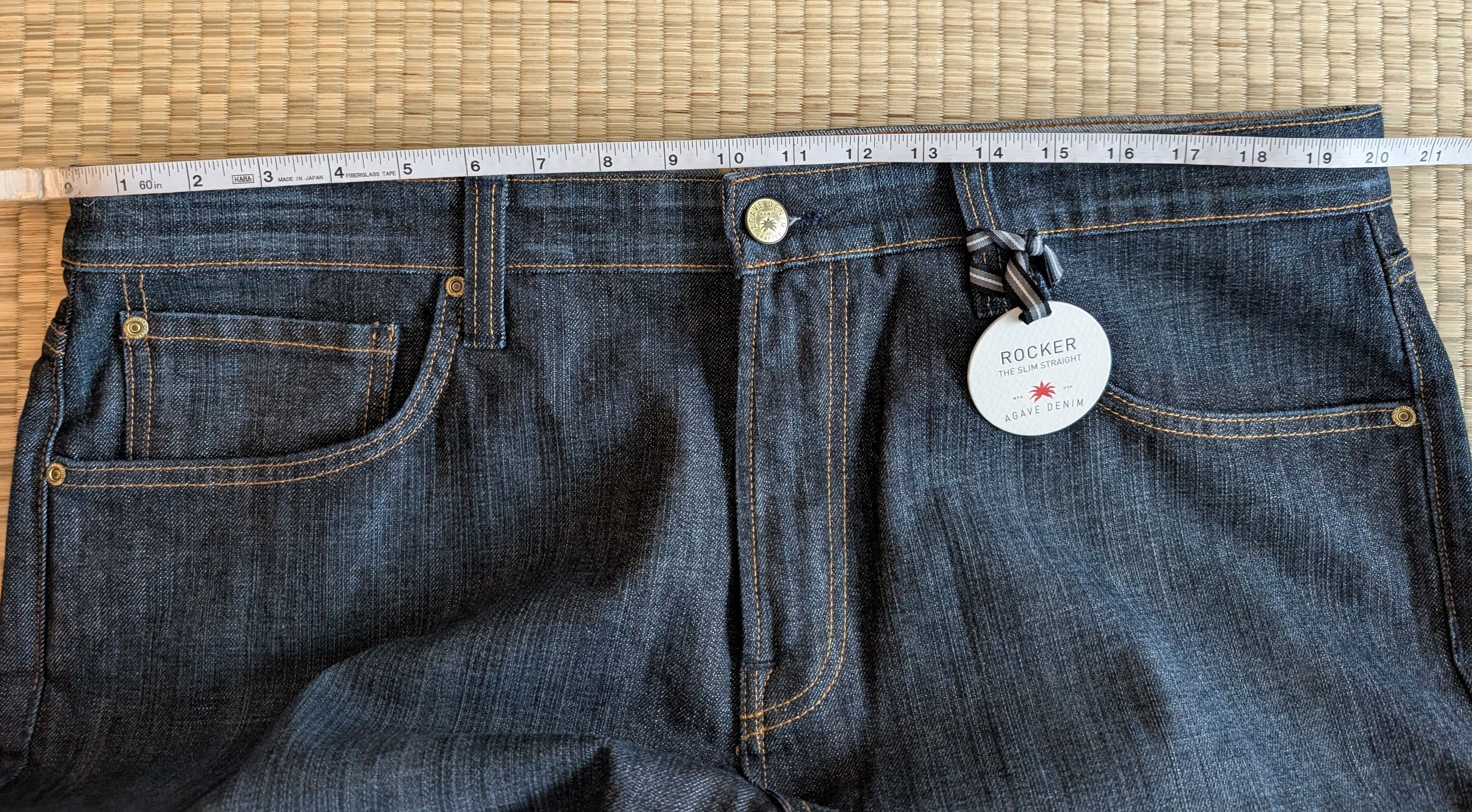 Agave LNWOT Agave Denim Rocker Slim Straight Jeans Made in USA Size US 40 / EU 56 - 6 Thumbnail