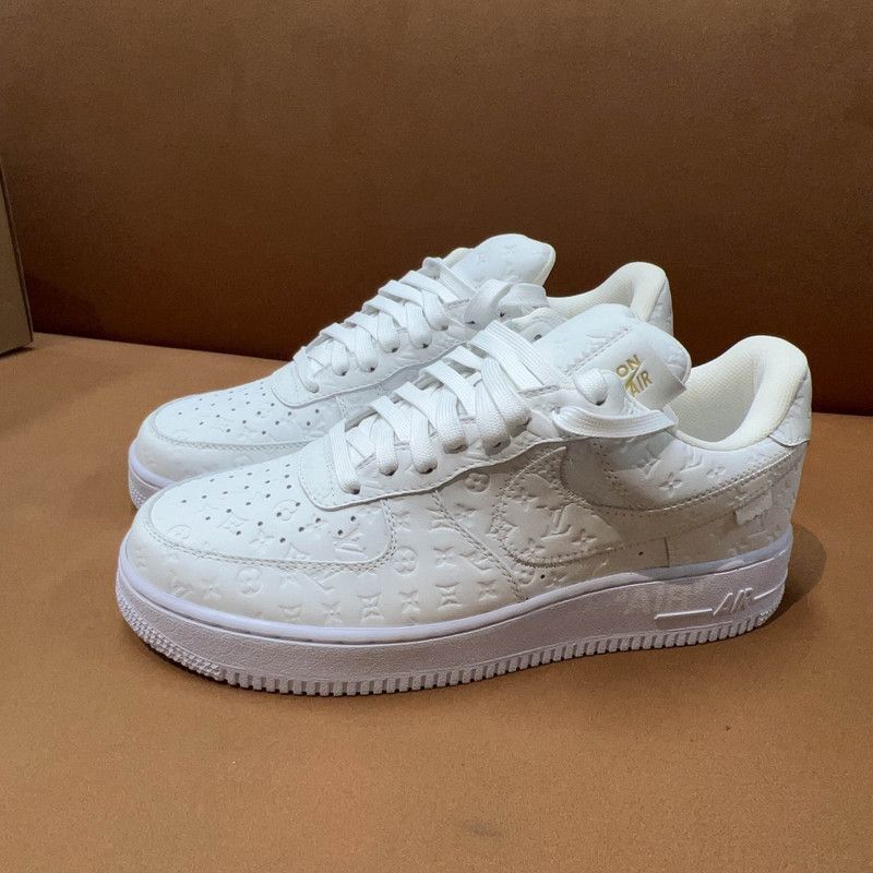 Louis Vuitton Louis Vuitton x Nike Air Force 1 Casual Sneakers -2505 Size US 9 / EU 42 - 1 Thumbnail
