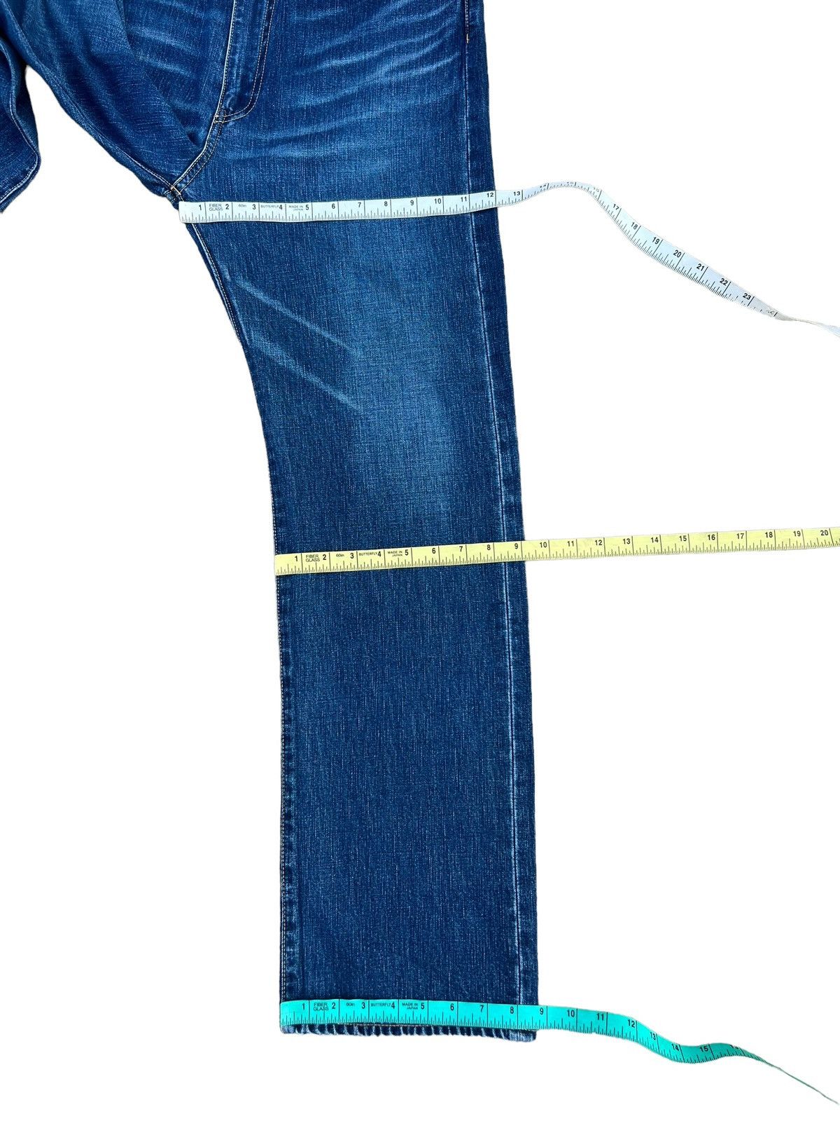 Bape Vintage A Bathing Ape Nigo Era Fade Blue Denim Jeans Size US 32 / EU 48 - 4 Thumbnail
