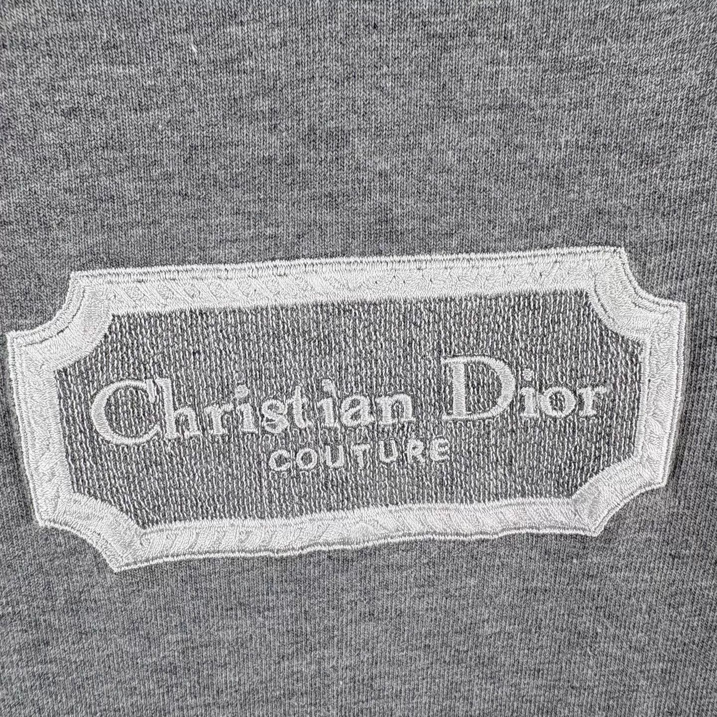 Dior Dior Embroidered Logo 100% Cotton T-Shirt S (Italian) Size US S / EU 44-46 / 1 - 4 Thumbnail