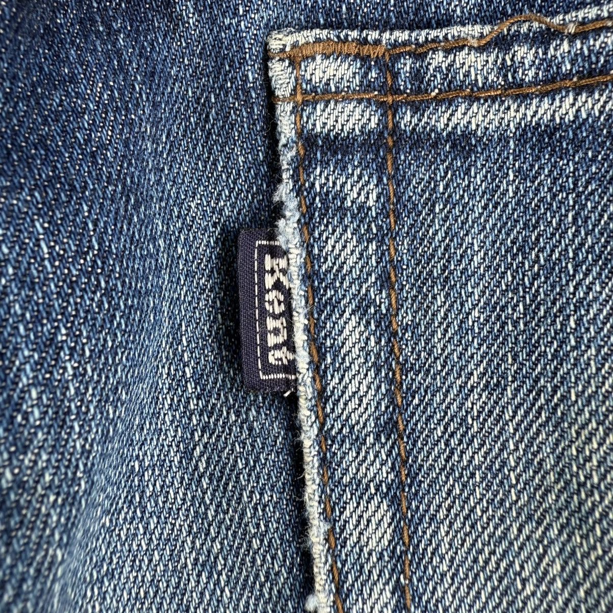 Japanese Brand VINTAGE KENT FADED RIPPEP JEAN DENIM PANTS Size US 35 - 10 Thumbnail
