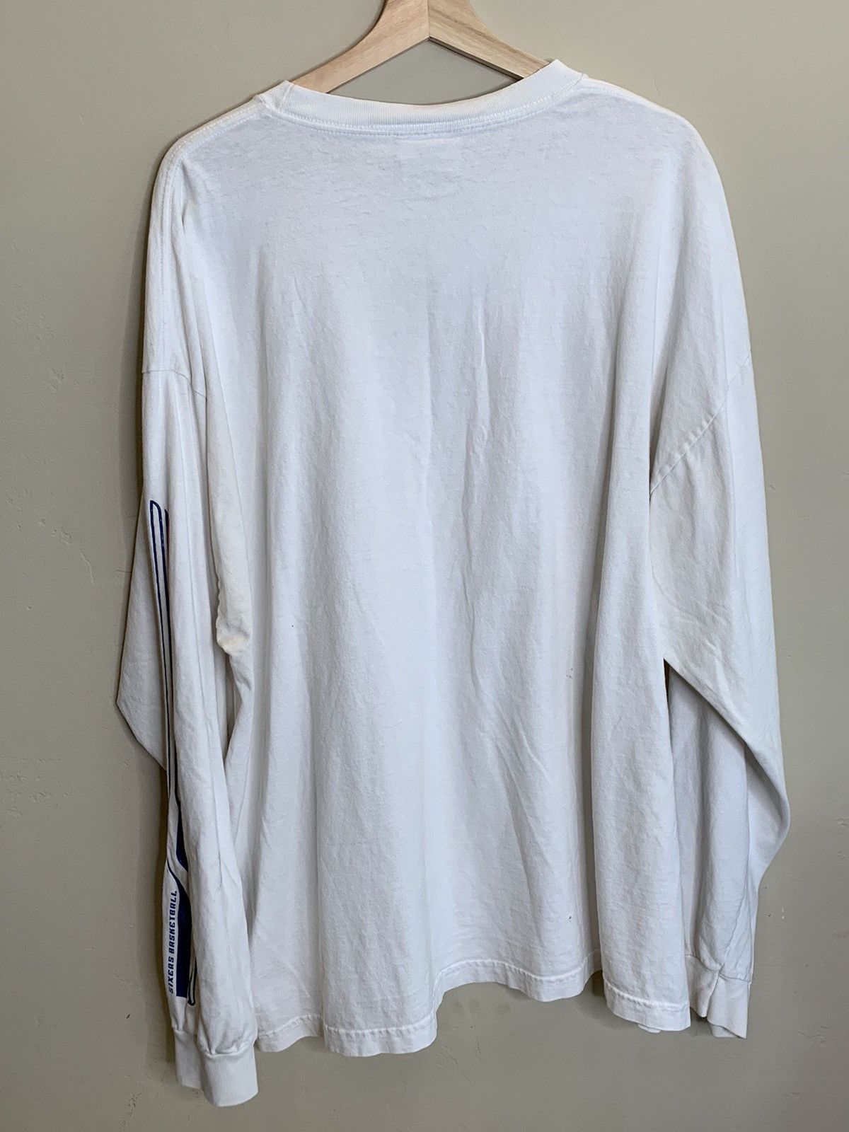 NBA *RARE* Vintage Nike Philadelphia 76ers Center Swoosh Shirt Size US XXL / EU 58 / 5 - 5 Thumbnail