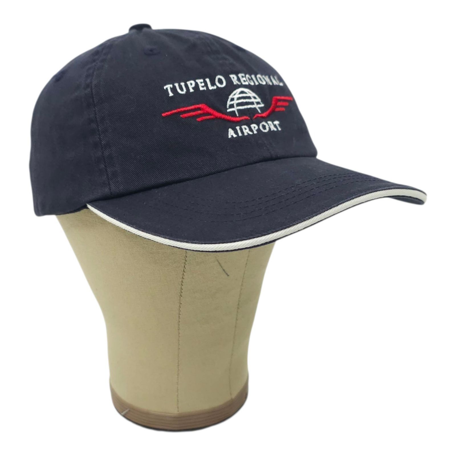 Port Authority Tupelo Regional Airport Strapback Cap Embroidered Logo Hat Size ONE SIZE - 3 Thumbnail