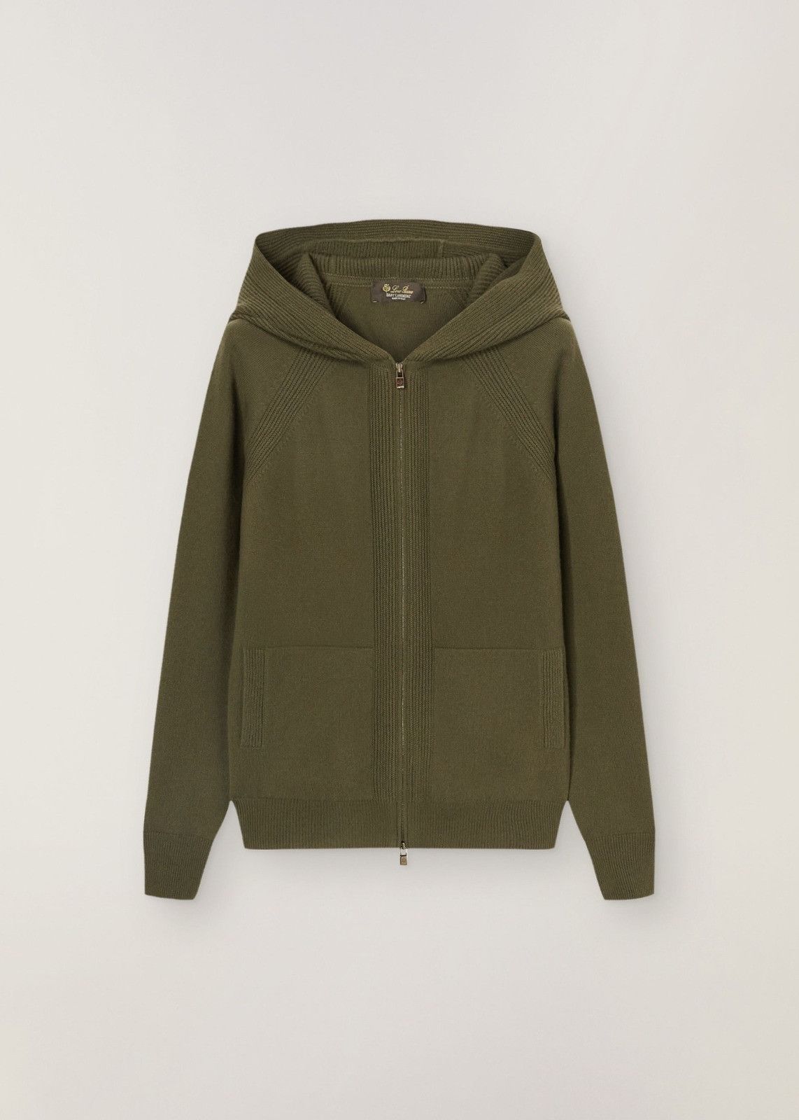 Loro Piana o1srvl11e0824 Merano Hooded Bomber in Olive Green Size M / US 6-8 / IT 42-44 - 1 Thumbnail