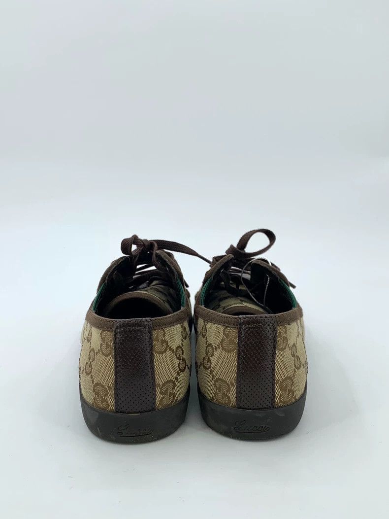 Gucci Gucci Size 35.5 Ebony old flower full print lace-up casual Size US 5 / EU 37 - 4 Thumbnail