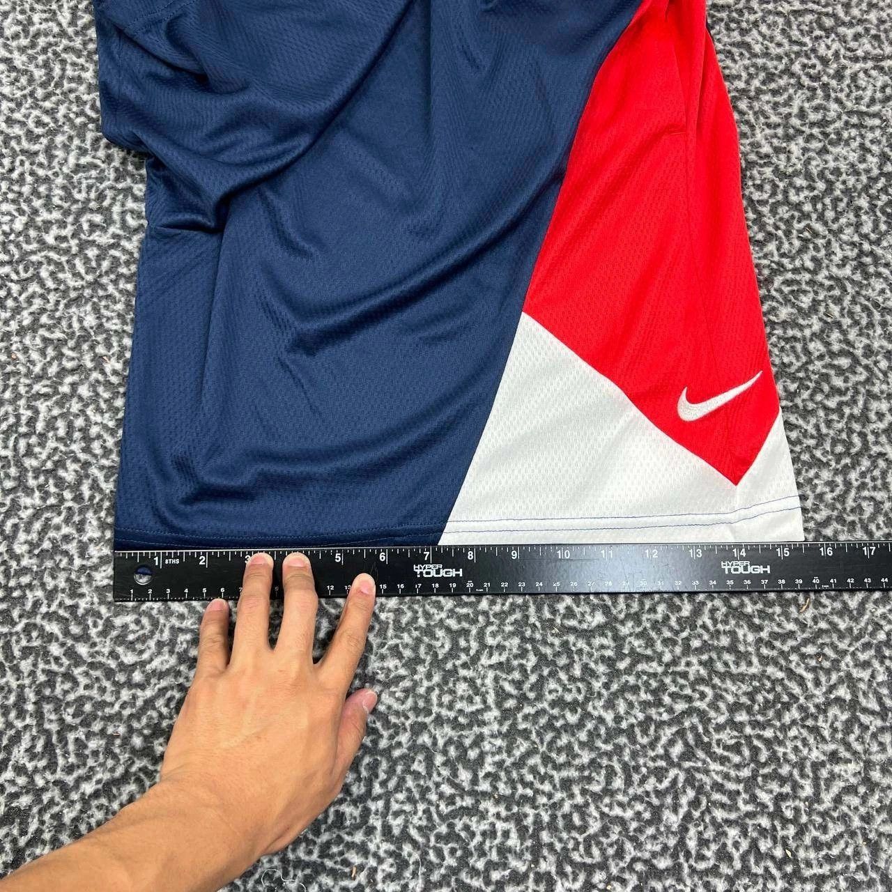 Nike Nike Athletic Shorts Men Blue Red Dri-Fit Outdoor Adult XL Size US 38 / EU 54 - 4 Thumbnail