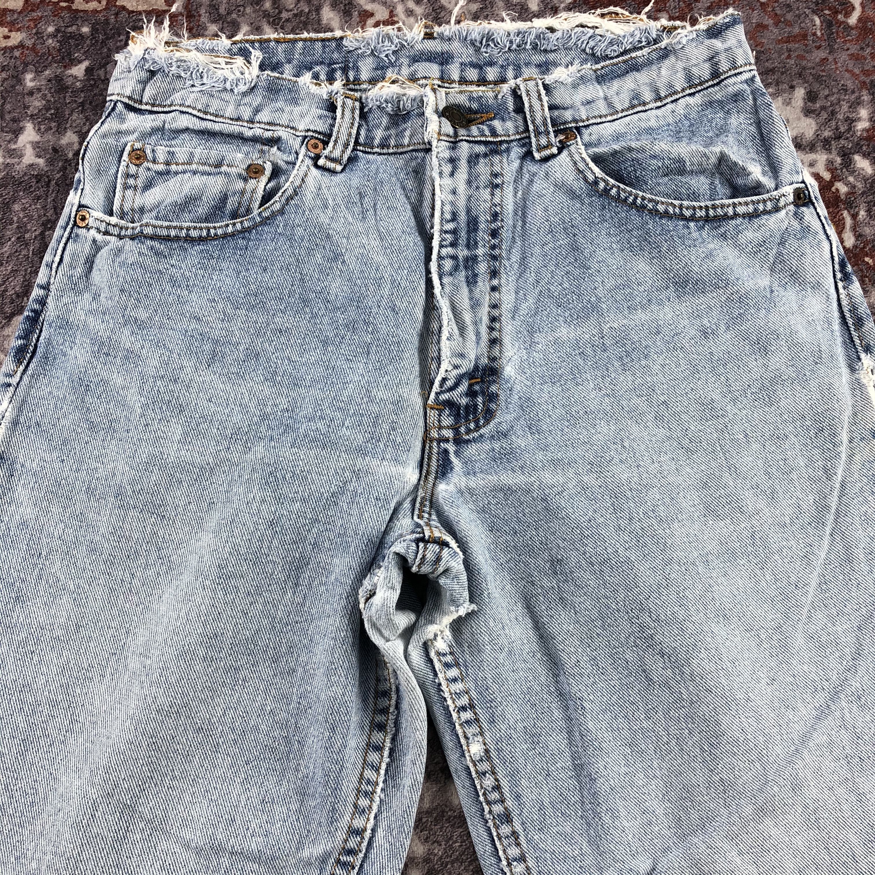 Levi's × Vintage 90s Vintage Light Wash Levis 550 Jeans-JM3162 Size US 30 / EU 46 - 3 Thumbnail