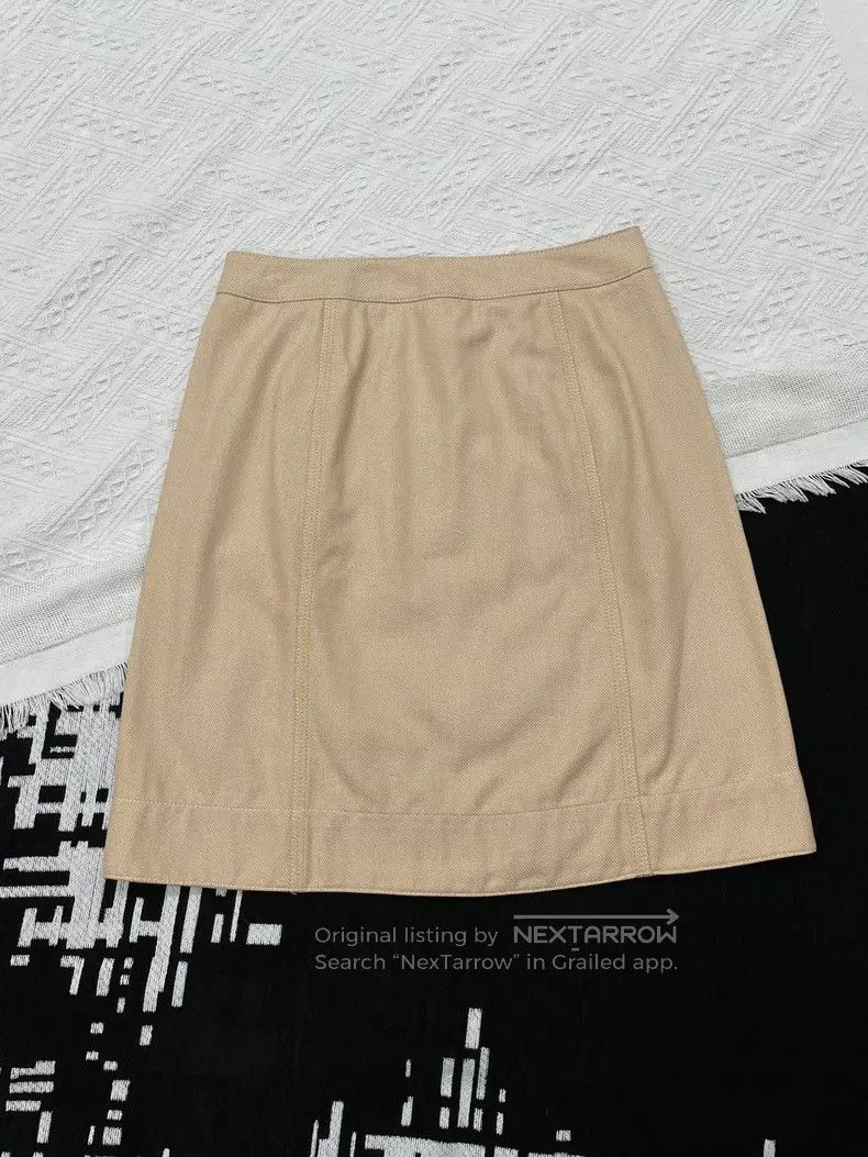 Hermes Hermes Double-breasted half skirt Size 24" / US 00 / IT 34 - 3 Thumbnail