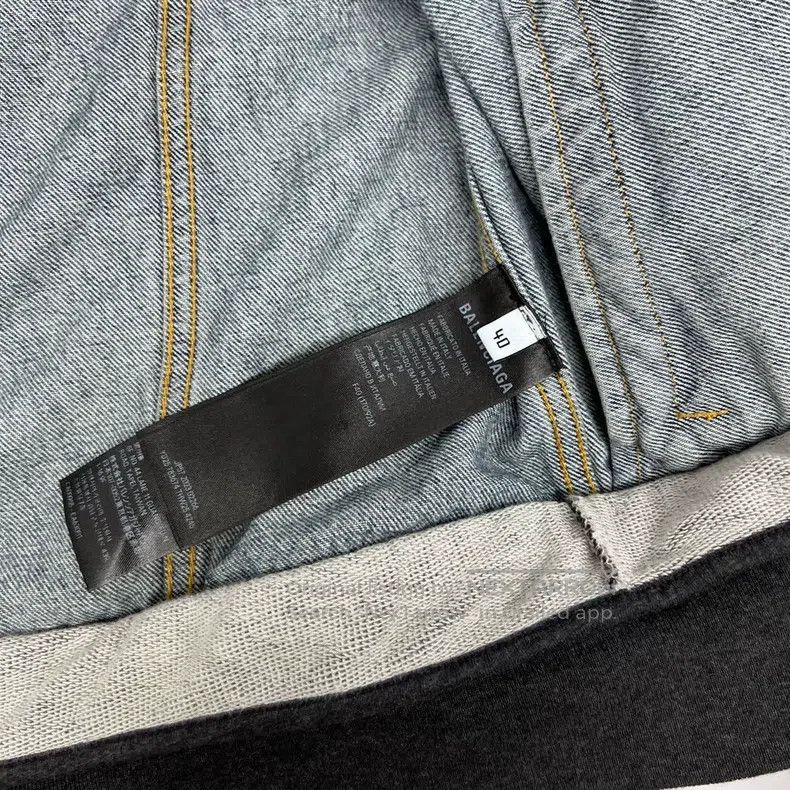 Balenciaga Balenciaga Denim Jacket Size S / US 4 / IT 40 - 4 Thumbnail