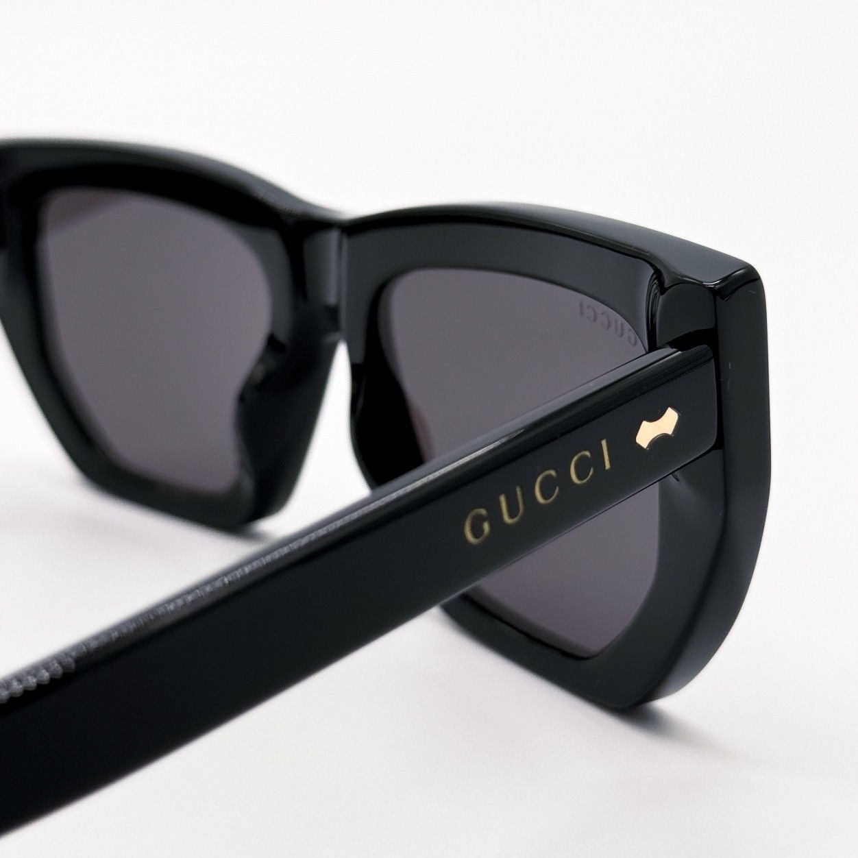 Gucci NEW GUCCI GG1520S 001 CAT EYE BLACK GREY WOMEN SUNGLASSES Size ONE SIZE - 7 Thumbnail