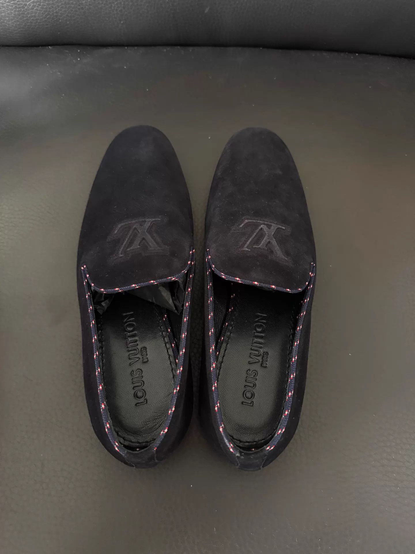 Louis Vuitton LV Deerskin Big Logo Men's Loafers 6.5UK/40.5EU Size US 7.5 / EU 40-41 - 6 Thumbnail