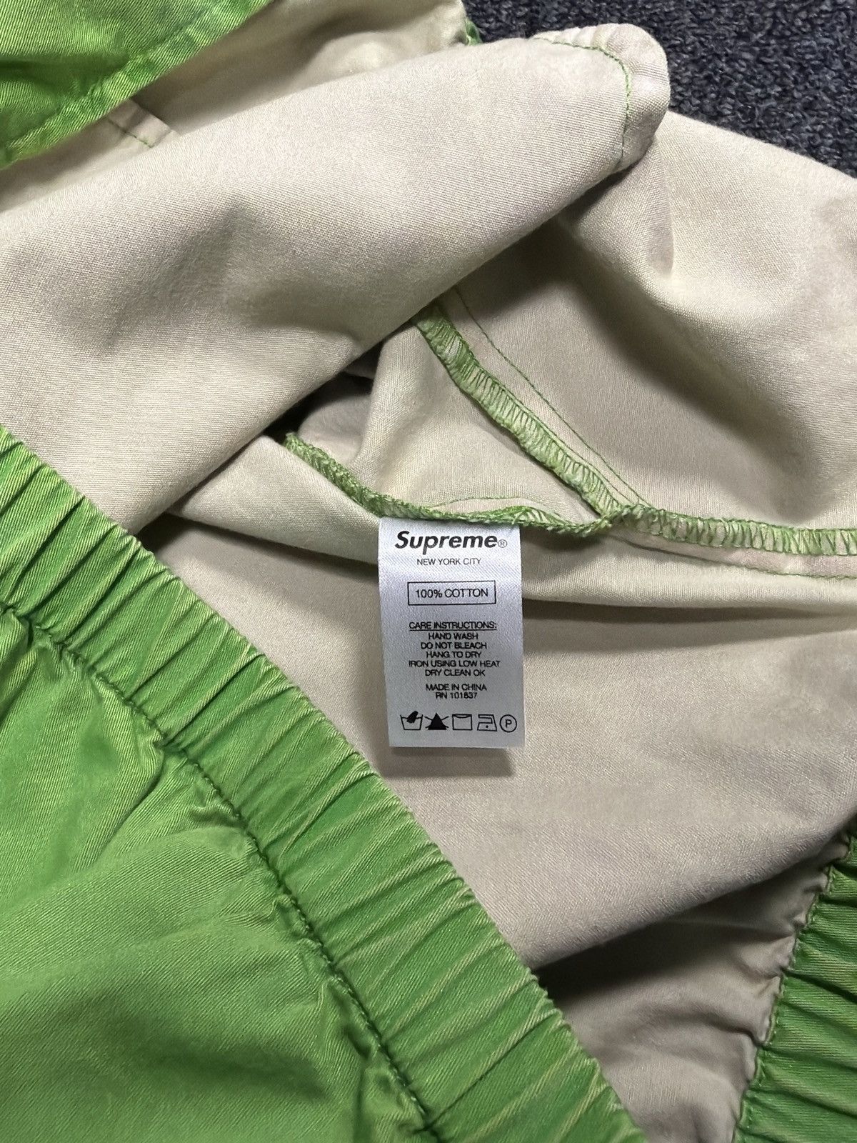 Supreme Supreme FW20 Overdyed Twill Hooded Jacket Green - Medium Size US M / EU 48-50 / 2 - 8 Thumbnail