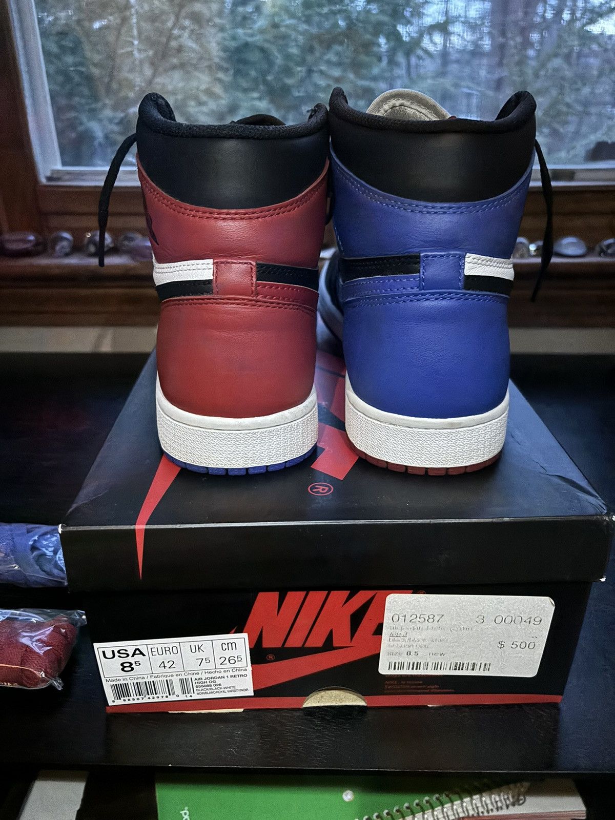 Jordan Brand × Nike Air Jordan 1 Top 3 Size US 8.5 / EU 41-42 - 3 Thumbnail