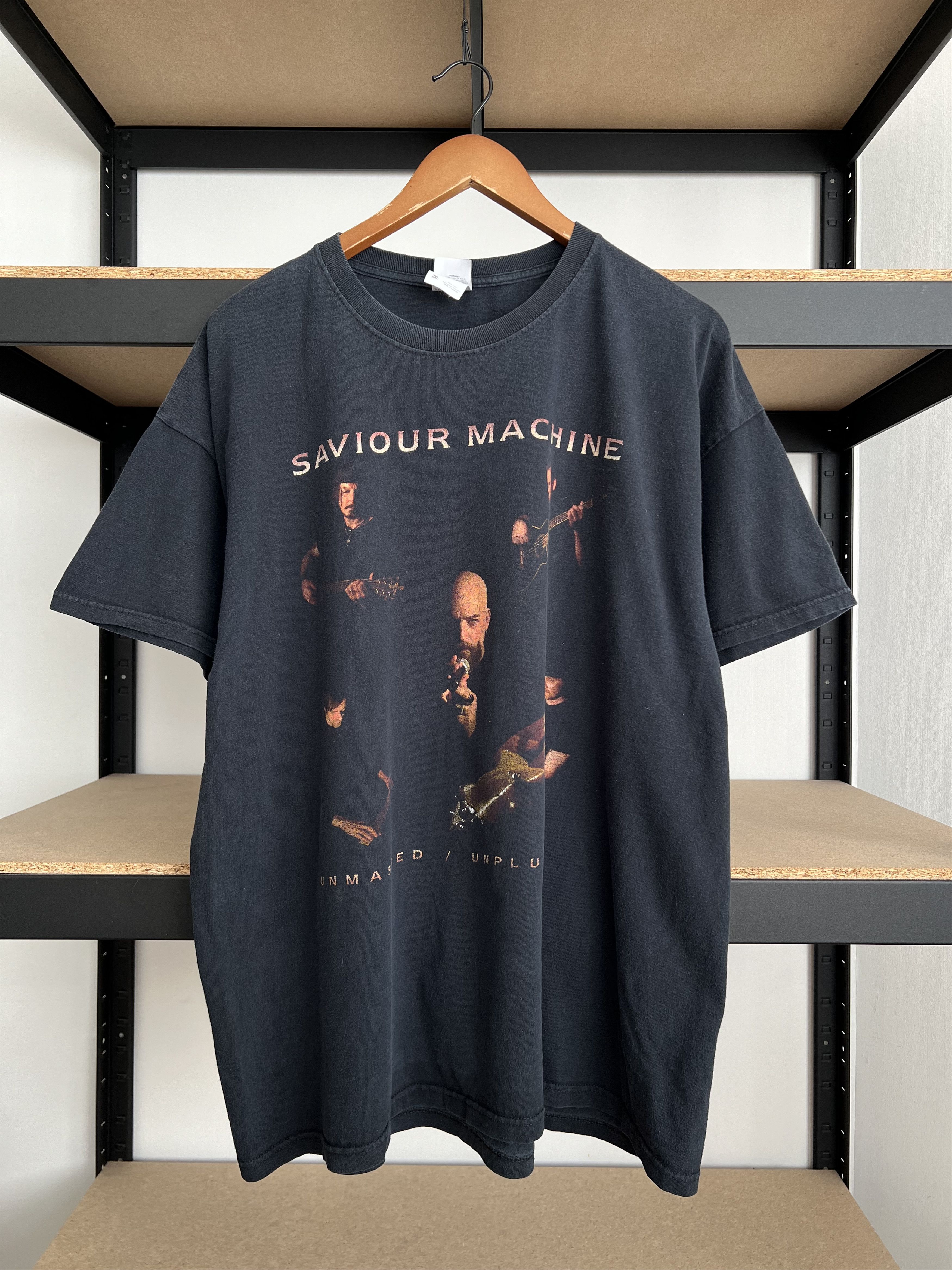 Band Tees Vintage 2000s Saviour Machine Gothic Metal Band Black Tshirt Size US XXL / EU 58 / 5 - 3 Thumbnail
