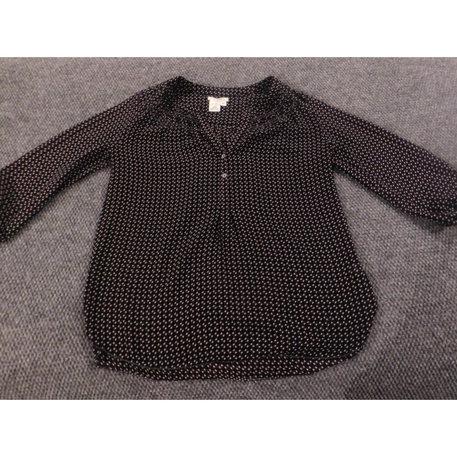Vintage Sophie Max Blouse Shirt Womens Red Plaid V-Neck Pullover Long Sleeve XS Short Sleeve? Size S / US 4 / IT 40 - 2 Thumbnail