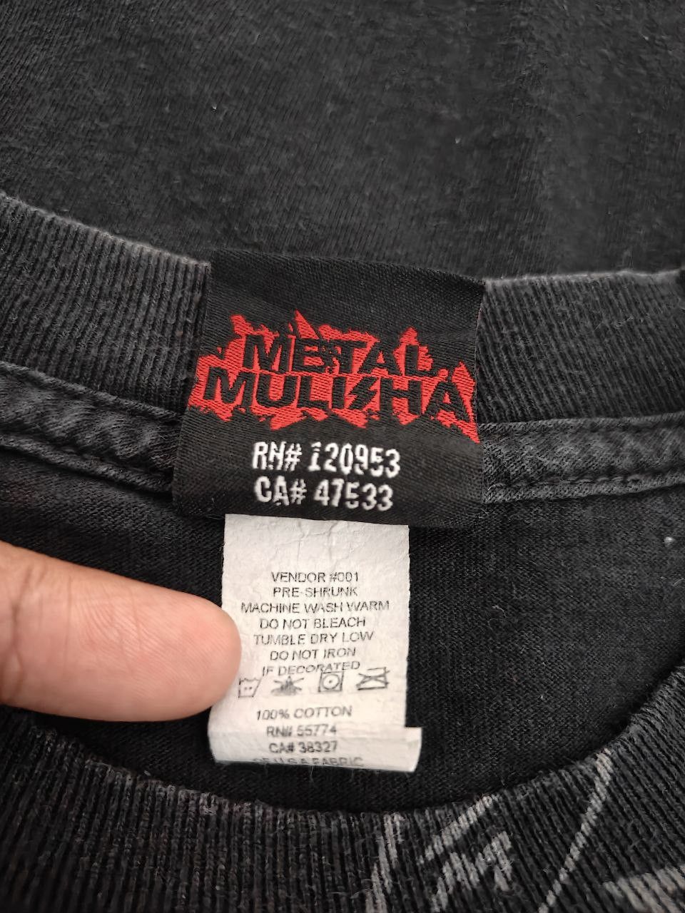 Metal Mulisha Y2K Overprint Metal Mulisha T Size US XL / EU 56 / 4 - 3 Thumbnail