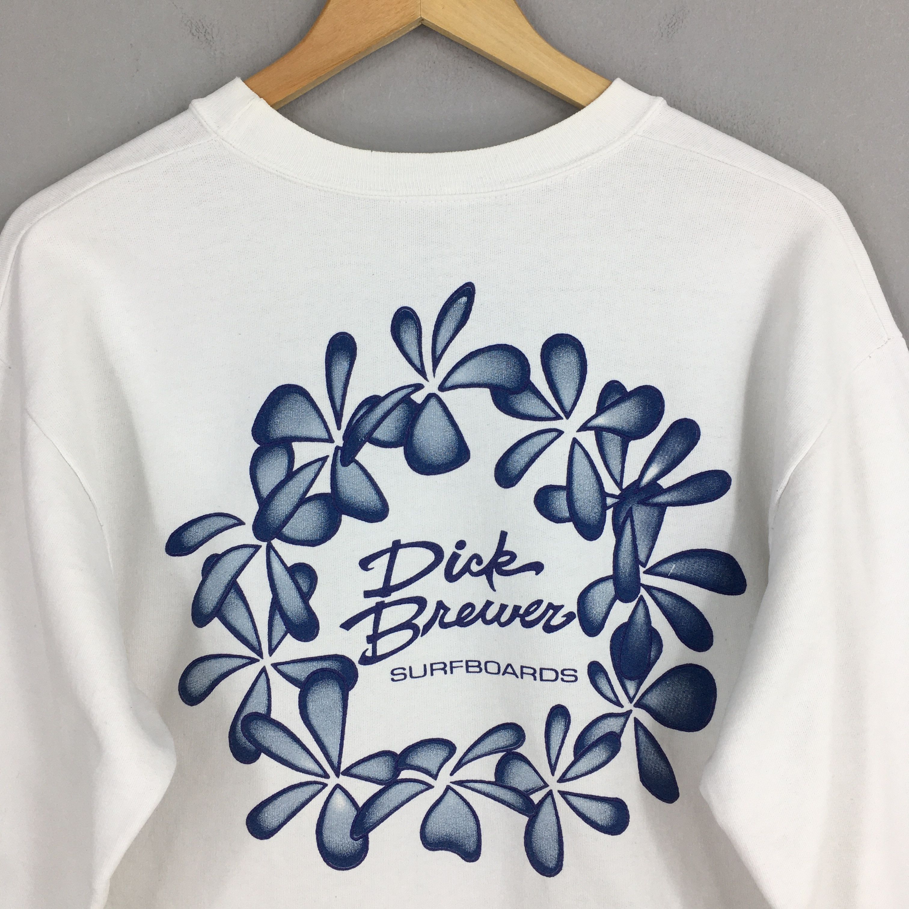 Vintage Vintage 90s Dick Brewer Hawaii Sweatshirt Medium Size US M / EU 48-50 / 2 - 8 Thumbnail