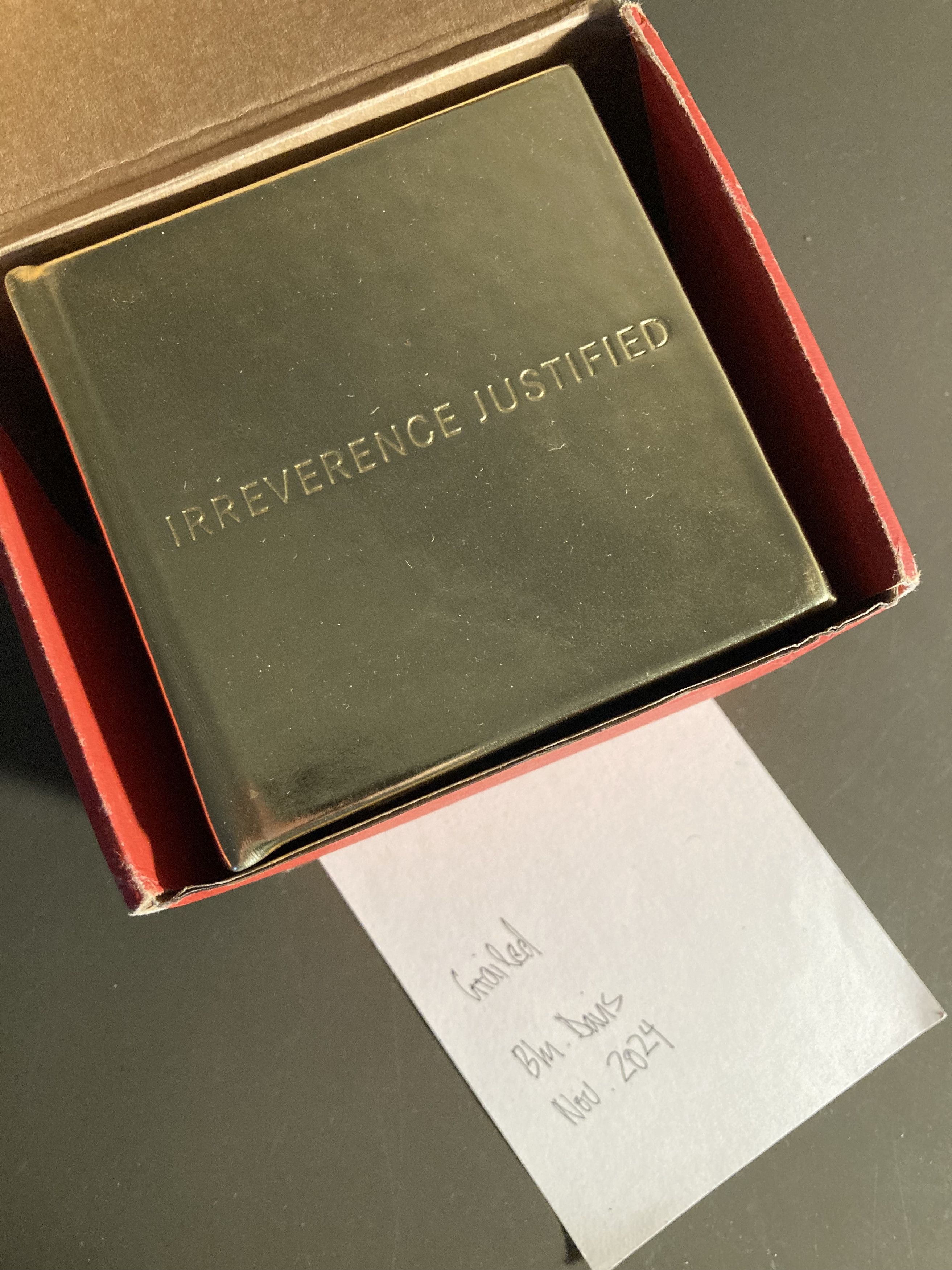 Nike Nike. Irreverence Justified. Promo Book. 1878 of 2000 Size ONE SIZE - 1 Thumbnail