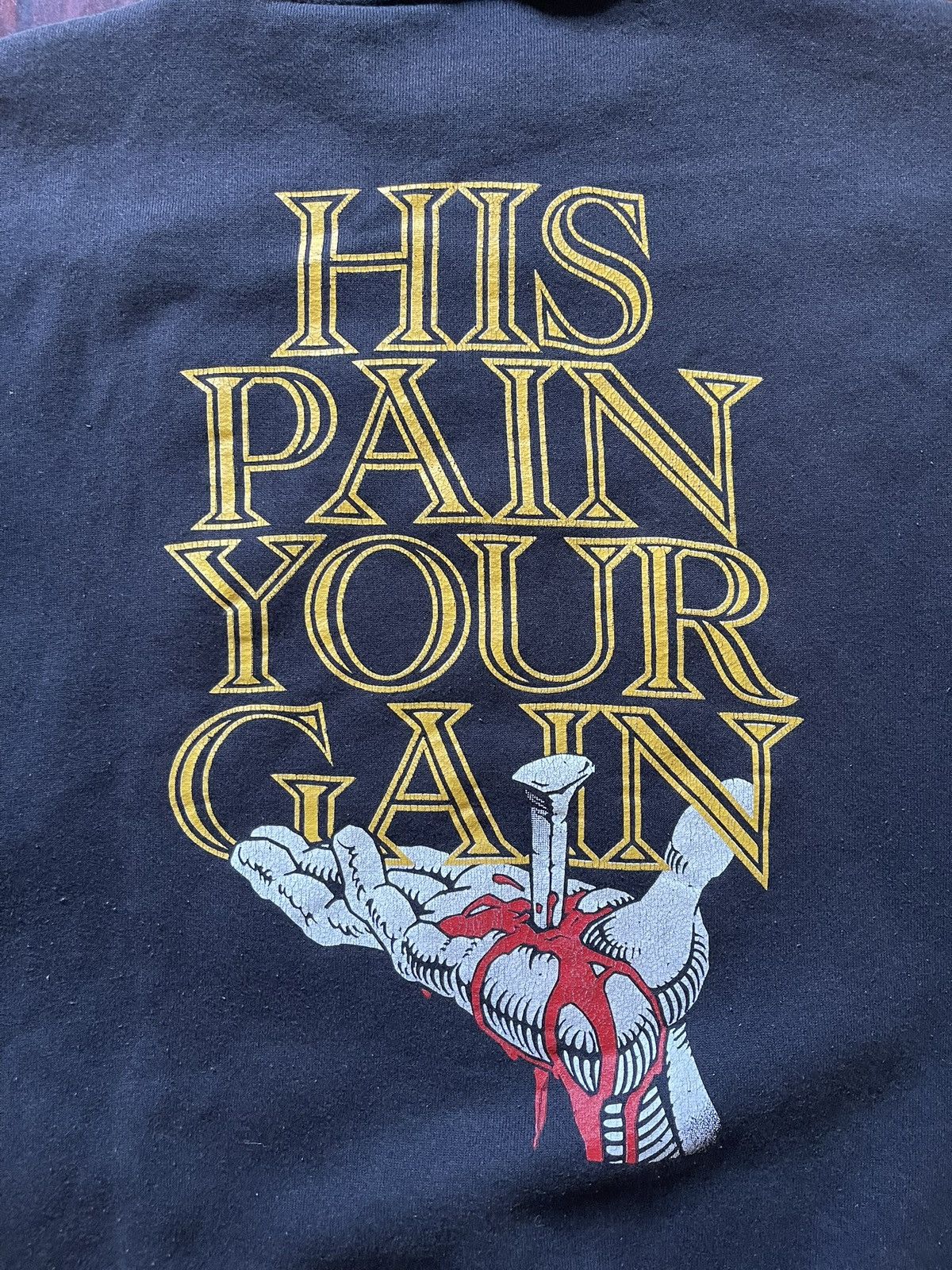 Vintage Lord's Gym Vintage 90s Christian Black Sweatshirt Size XL Size US XL / EU 56 / 4 - 6 Thumbnail