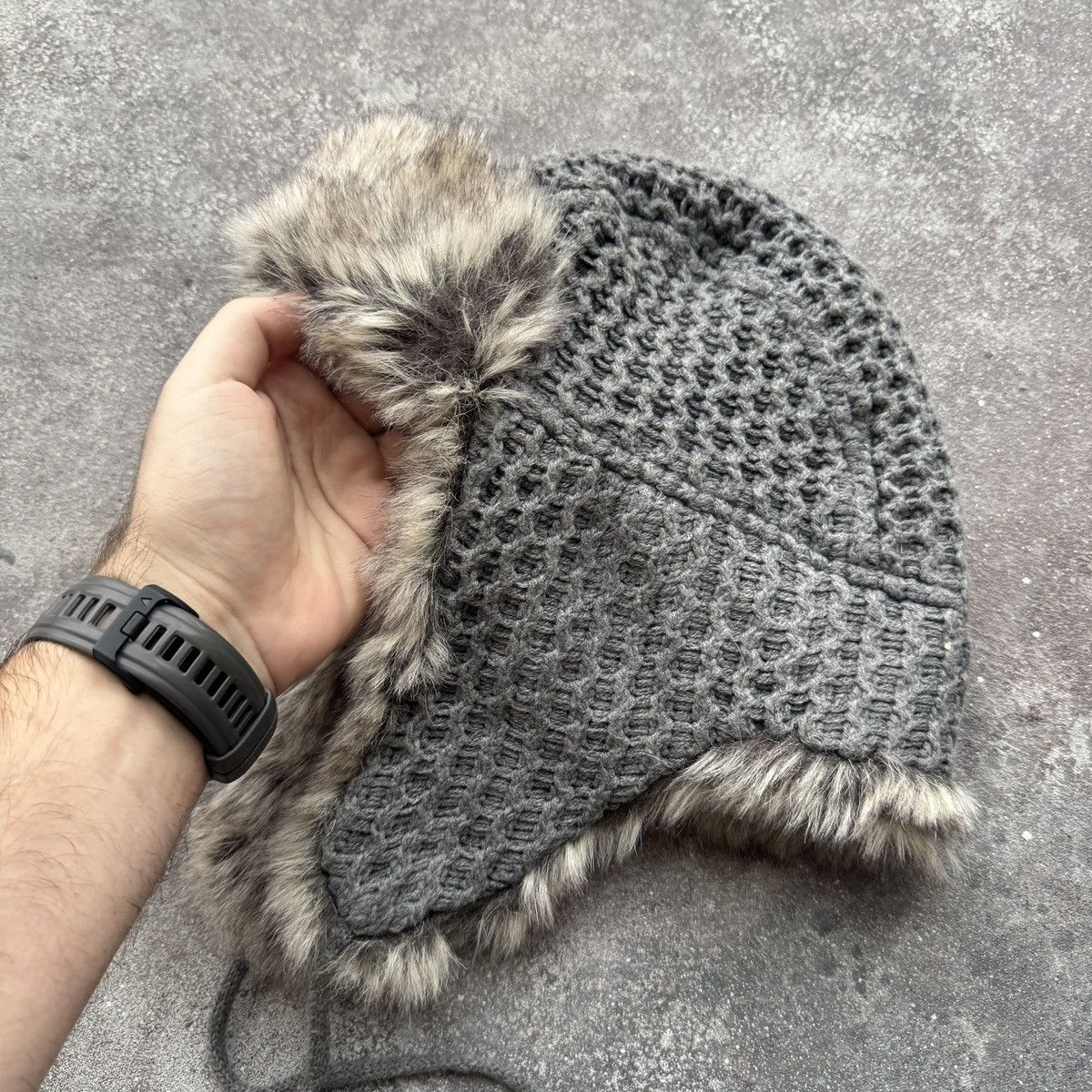 If Six Was Nine Amazing Faux Fur Y2K Ushanka Hat (Trapper Hat) Size ONE SIZE - 3 Thumbnail