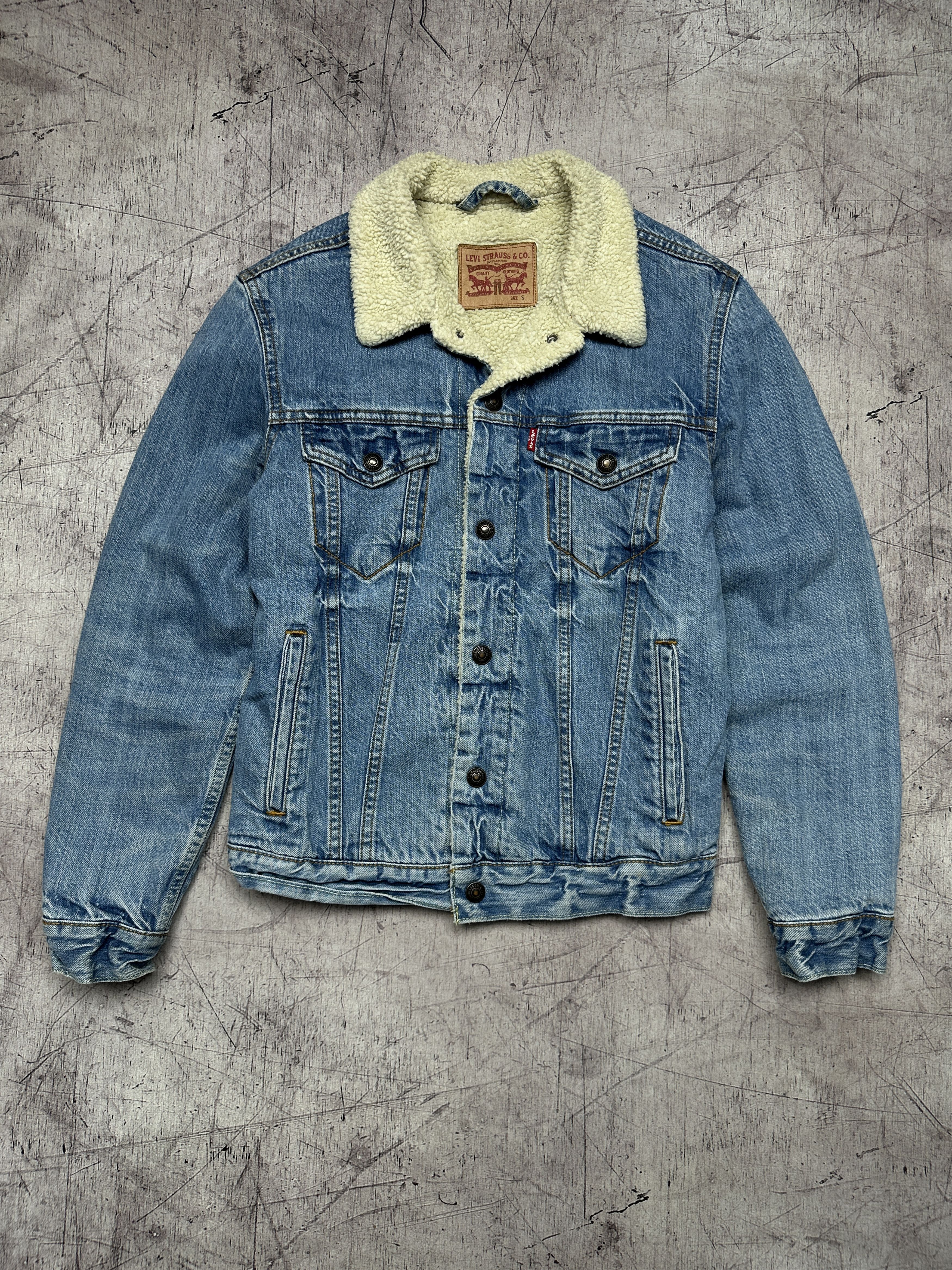 Levi's Levi's Vintage Mens Denim Sherpa Jacket Size US S / EU 44-46 / 1 - 1 Thumbnail