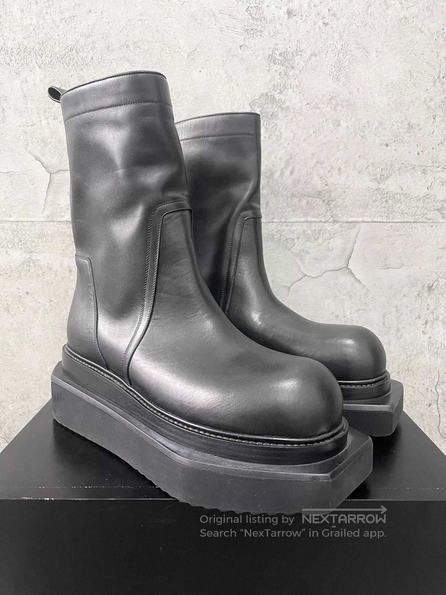 Rick Owens Rick Owens Show Coffin Sole High-Top Boots. Size US 10 / EU 43 - 3 Thumbnail