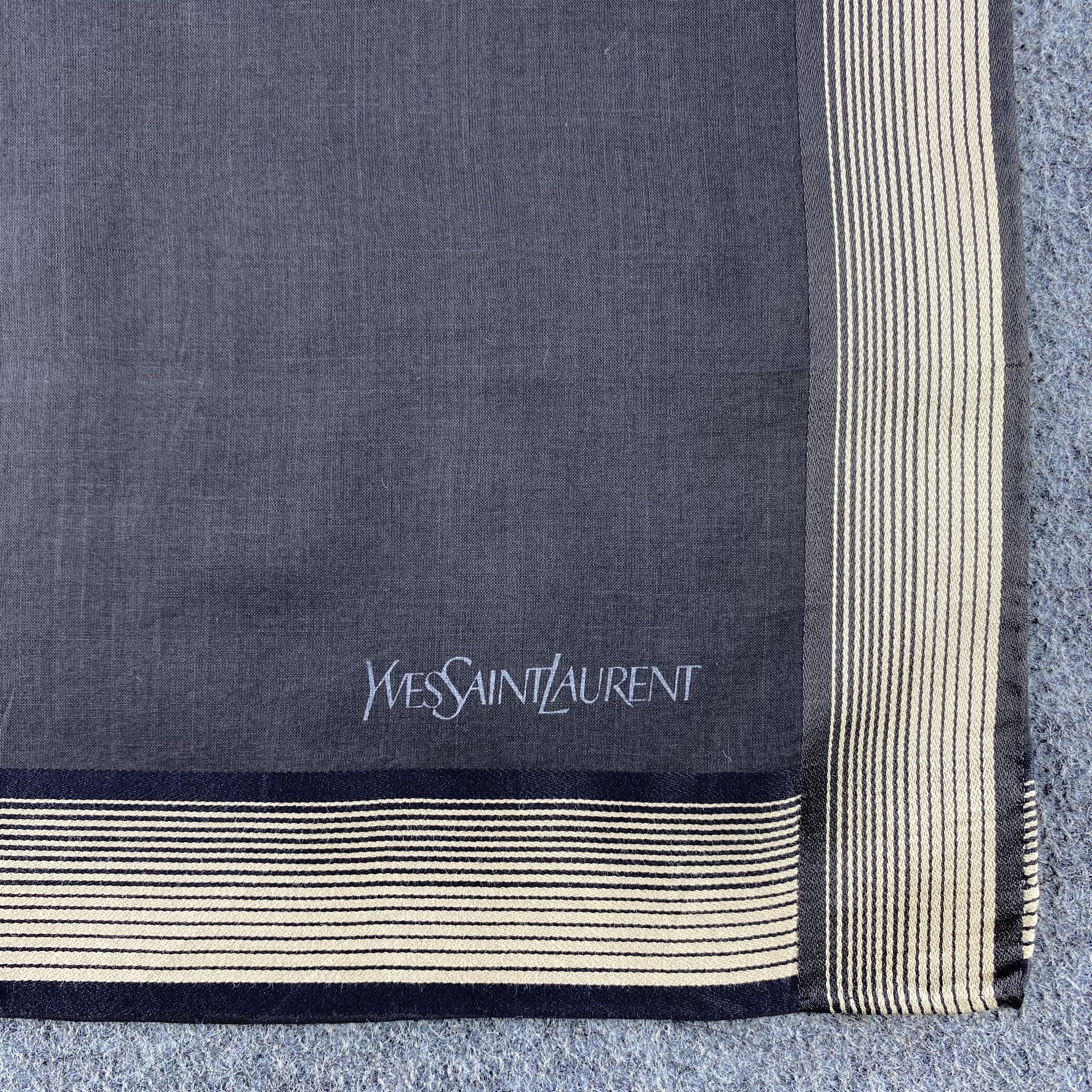 Vintage × Yves Saint Laurent Yves Saint Laurent Handkerchief/Neckerchief/Bandana HC715 Size ONE SIZE - 3 Thumbnail