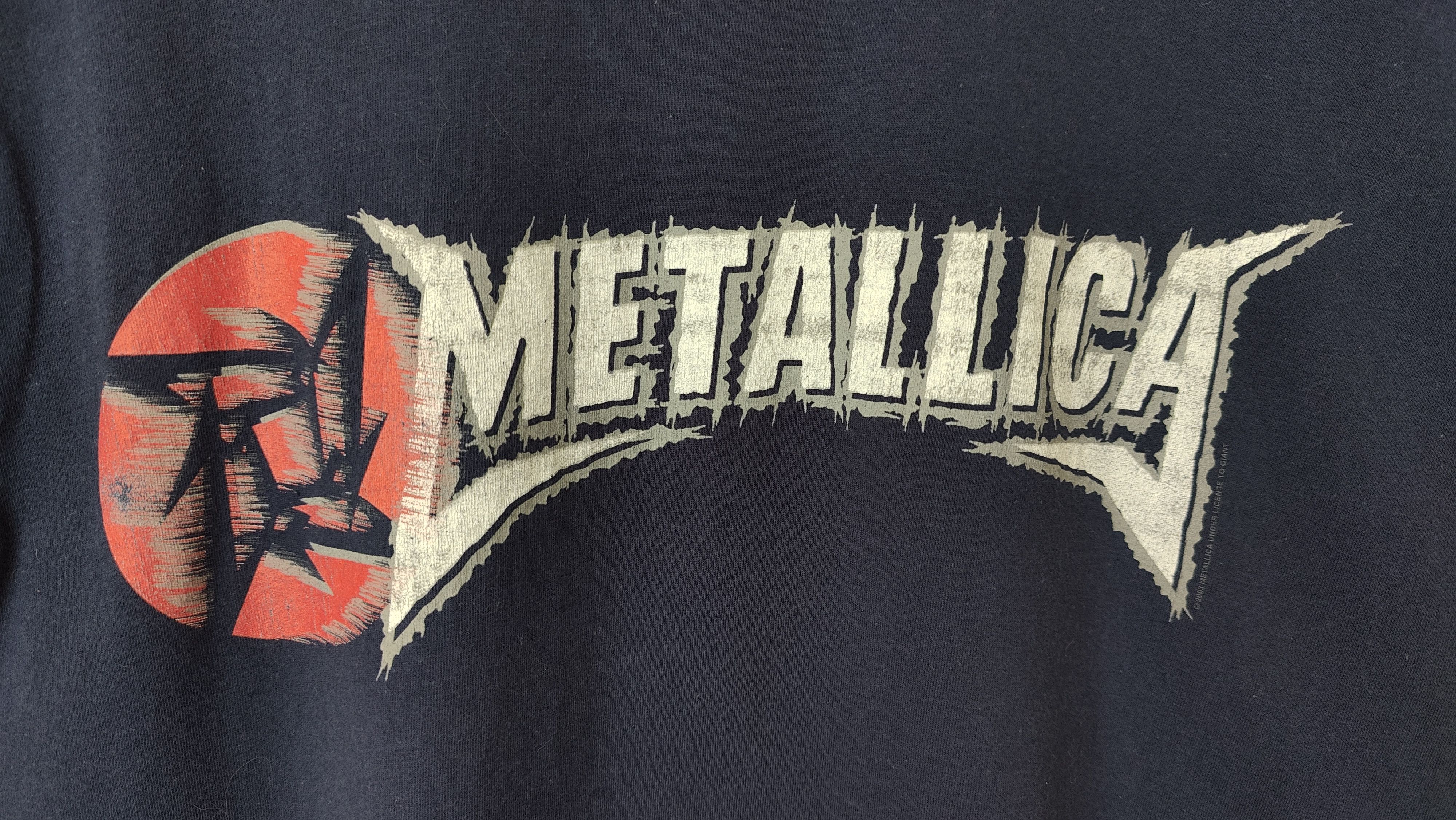 Band Tees × Metallica × Vintage Metallica VTG 2003 Vintage Official Band Tshirt Size US XL / EU 56 / 4 - 3 Thumbnail