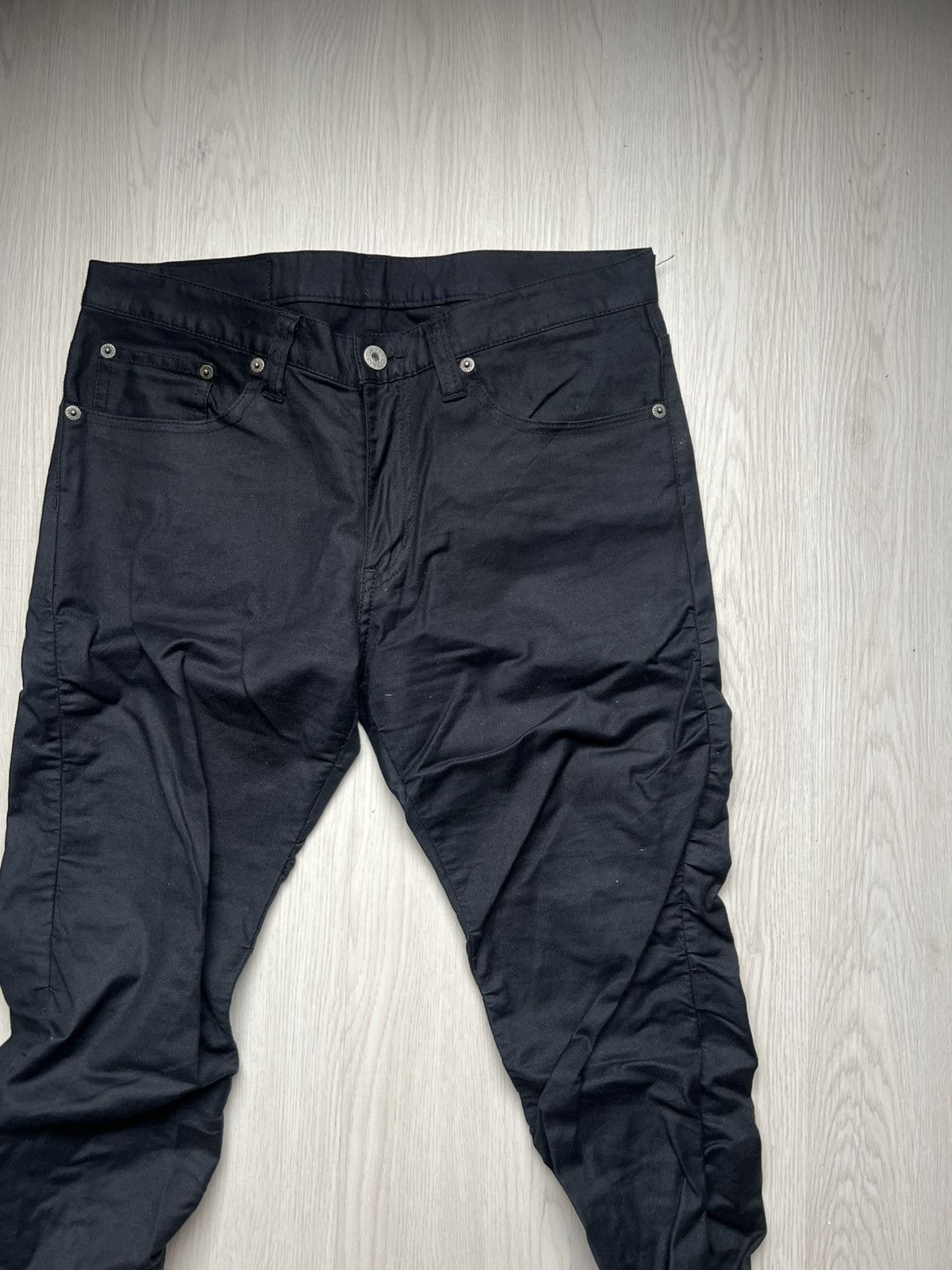 Tornado Mart Tornado Mart Wrinkled Extra Long Boot Cut Pants Size US 31 - 3 Thumbnail