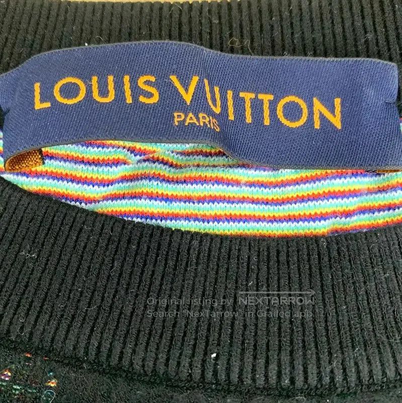 Louis Vuitton Louis Vuitton Black Men's Sweater Size M . Size US M / EU 48-50 / 2 - 5 Thumbnail