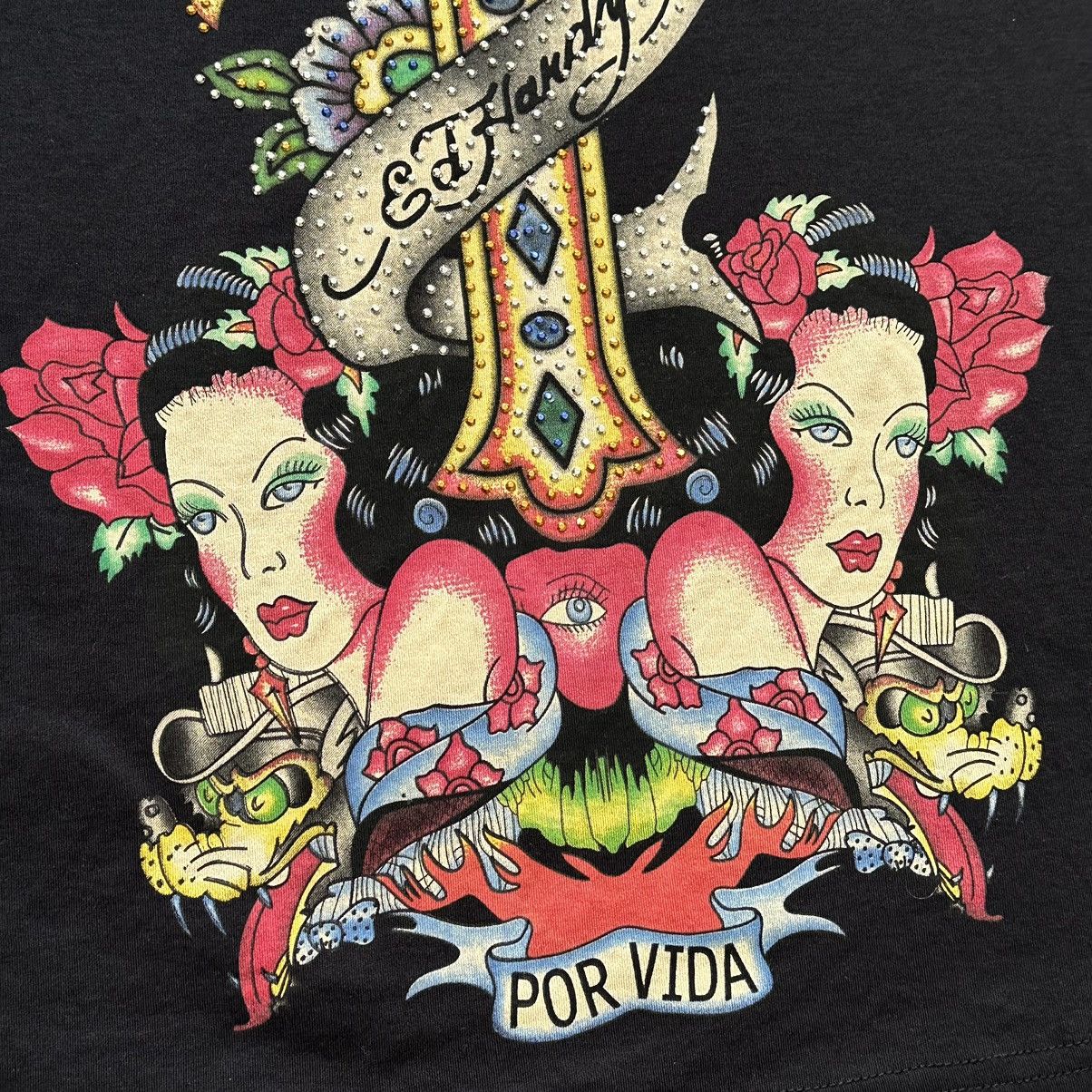 Other Ed Hardy Christian Audigier Y2K T-shirt Black Size XL / US 12-14 / IT 48-50 - 7 Thumbnail