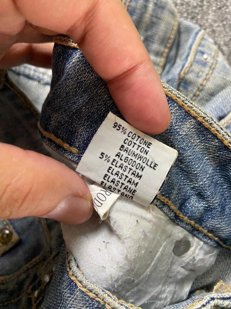 Japanese Brand JOYX Collection Distressed Ripped Jeans (204) Size US 33 - 5 Thumbnail