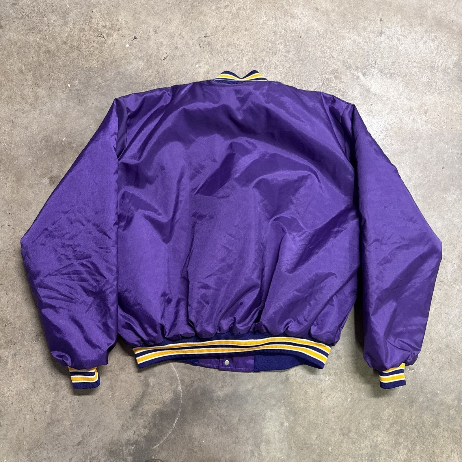 Starter Vintage Eastern Carolina University Jacket 2XL 90s Varsity Size US XXL / EU 58 / 5 - 7 Thumbnail