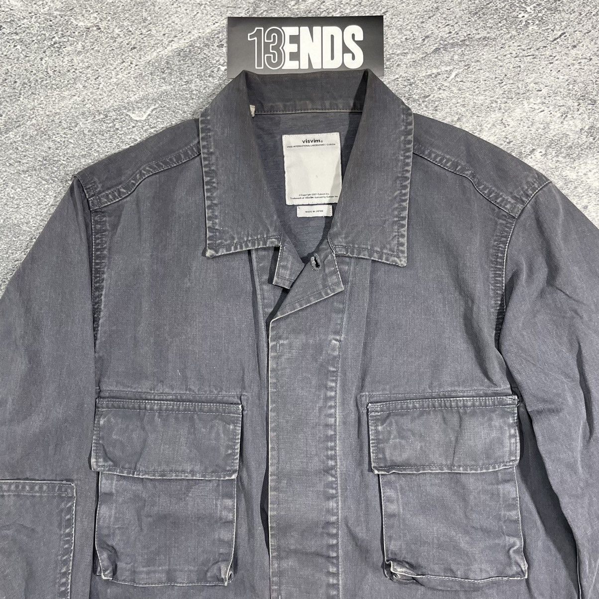Visvim VISVIM KILGORE JACKET DAMAGED NAVY Size US L / EU 52-54 / 3 - 3 Thumbnail