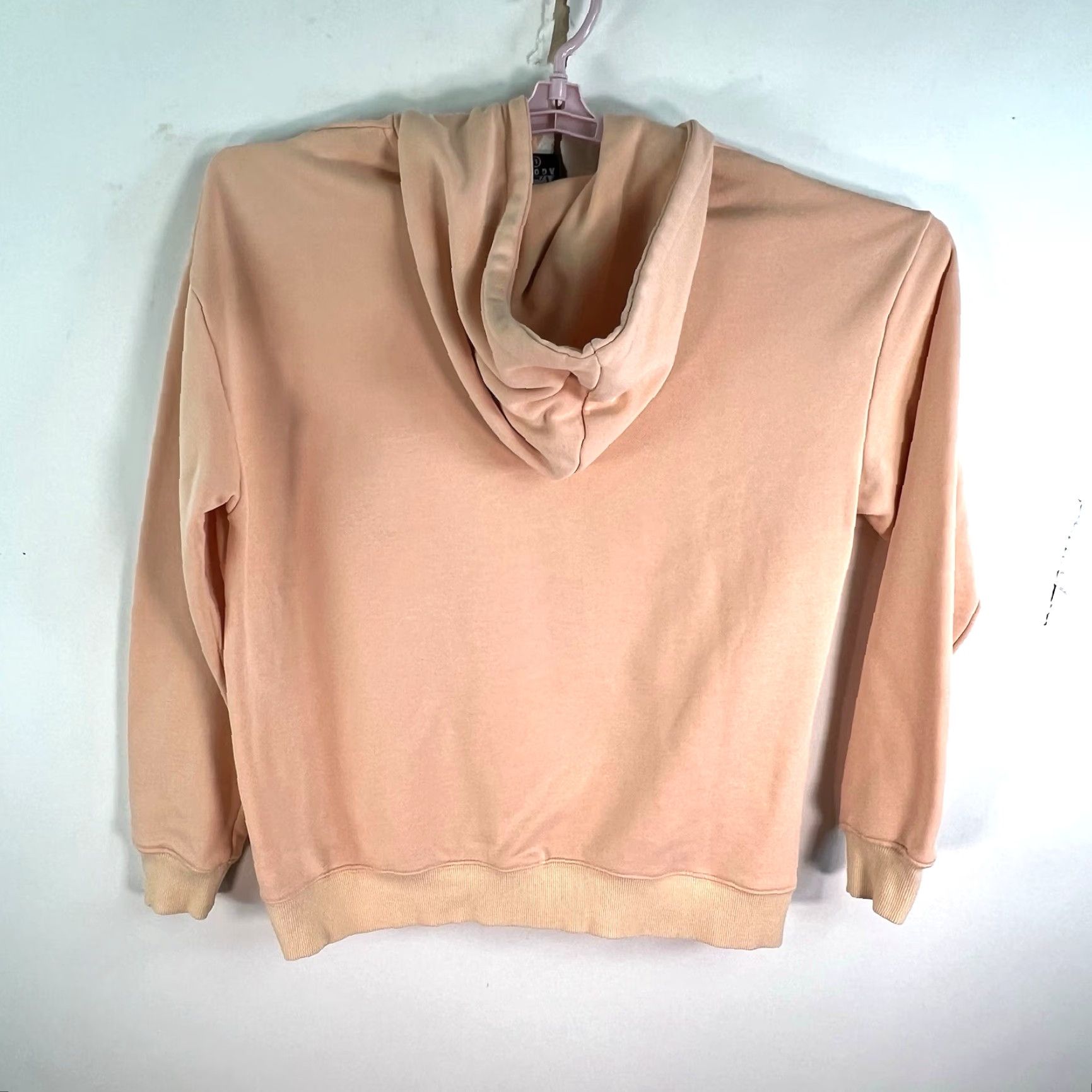 Agora Agora Hooded Sweatshirt Size L Peach Womens Size L / US 10 / IT 46 - 5 Thumbnail