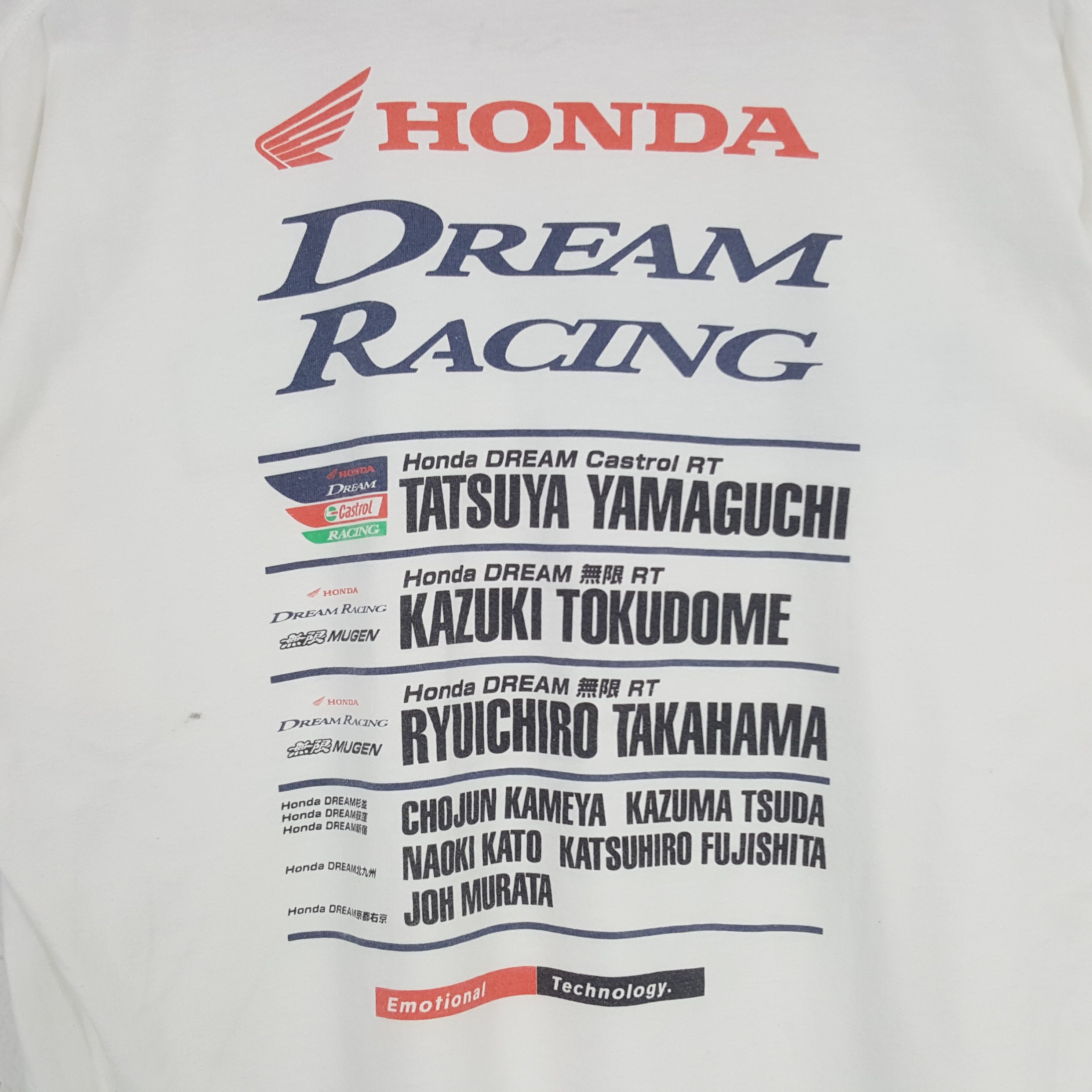Honda × Vintage Vintage Mugen Honda Dream Racing Team Tshirt Size US L / EU 52-54 / 3 - 2 Thumbnail